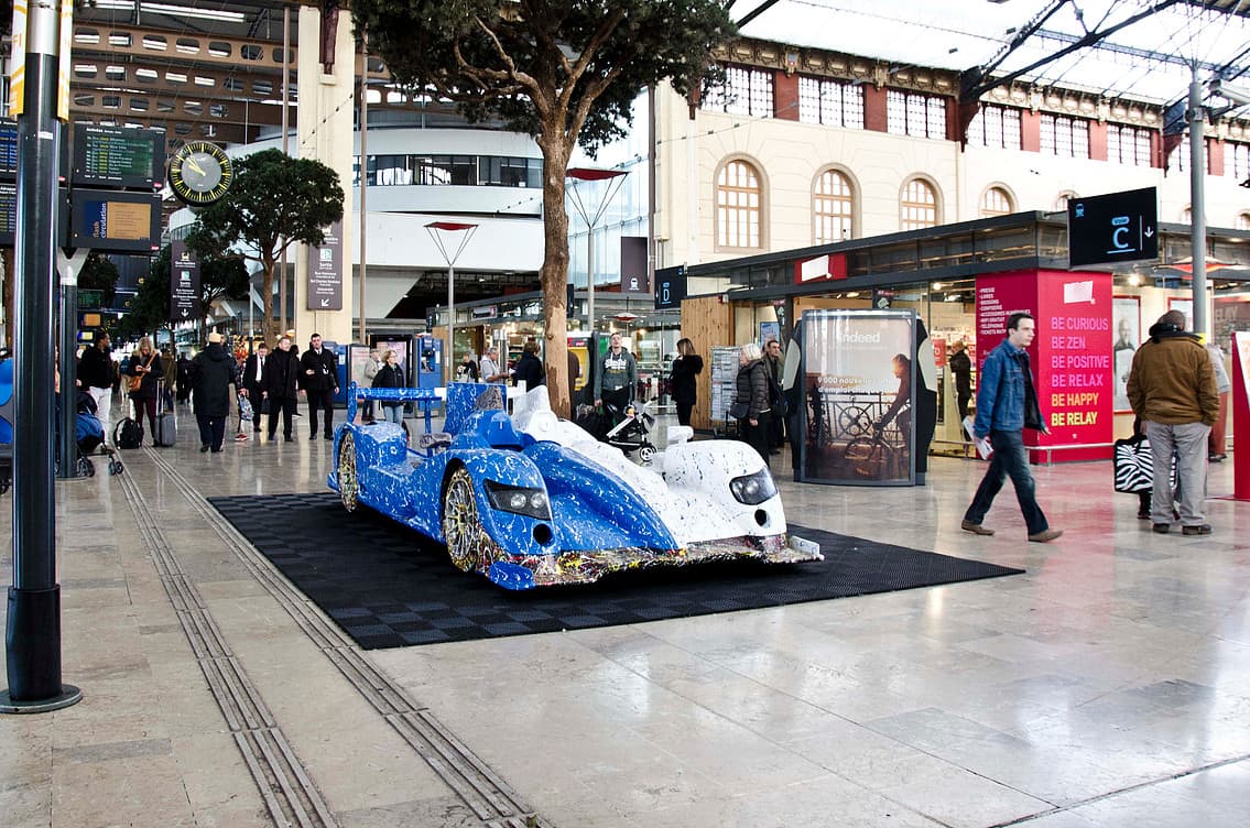 A La Rencontre De L'Alpine A110 X Felipe Pantone Au Art Paris 14 Alpine A450 Art Car Ghass Gare Marseilles 3 | A La Rencontre De L'Alpine A110 X Felipe Pantone Au Art Paris