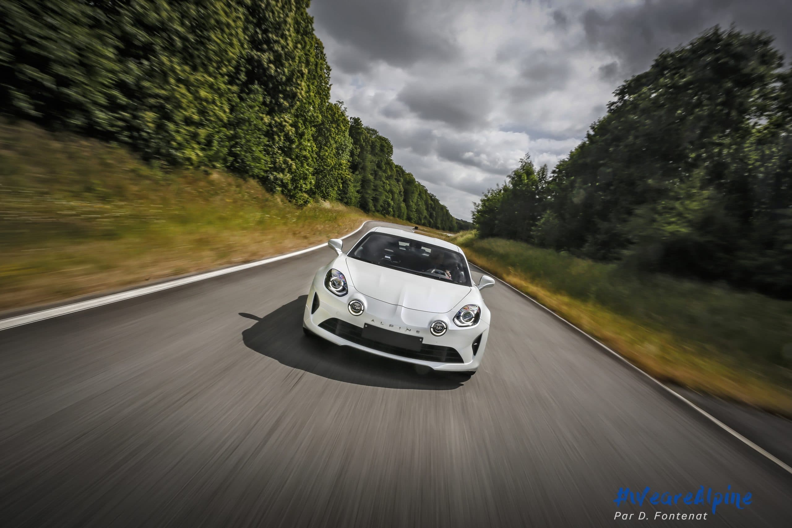 Df19337©D.fontenat | Essai Vidéo De La Nouvelle Alpine A110 Sur Circuit En Exclusivité Mondiale !
