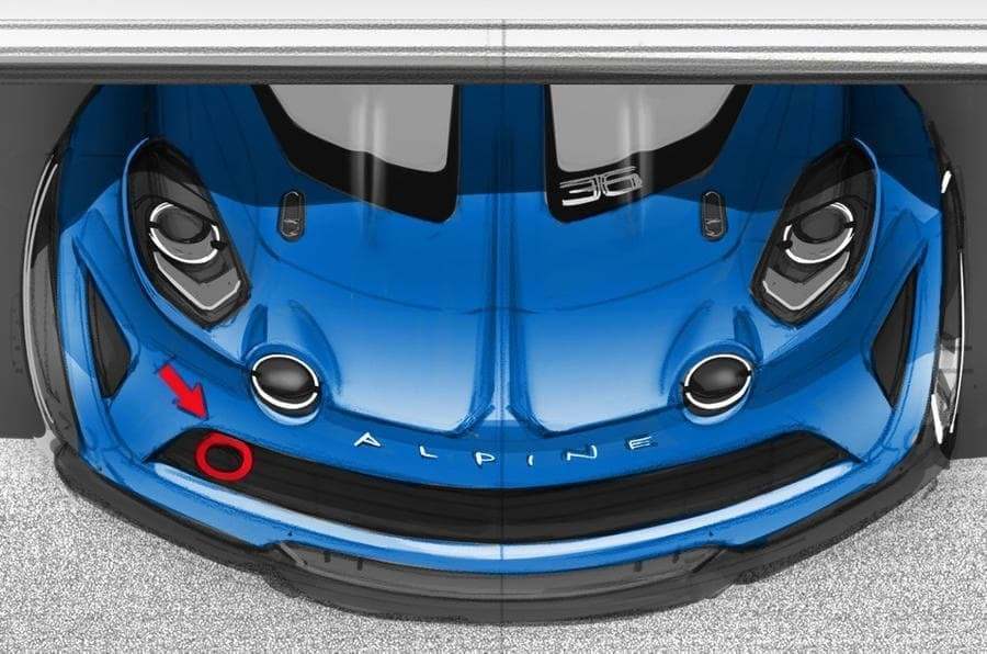 Aalpine A110 Cup First Sketch 280717 | [Exclu] La Nouvelle Alpine A110 Cup Présentée Le 26 Octobre !