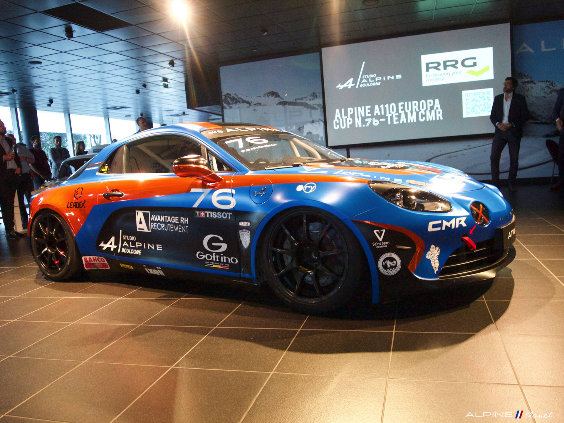 Alpine Planet A110 Cup Pierre Sancinena Cmr Studio Boulogne Rrg Fabien Cuvillier Soirée 20 | Présentation De L'Alpine A110 Cup De Pierre Sancinena