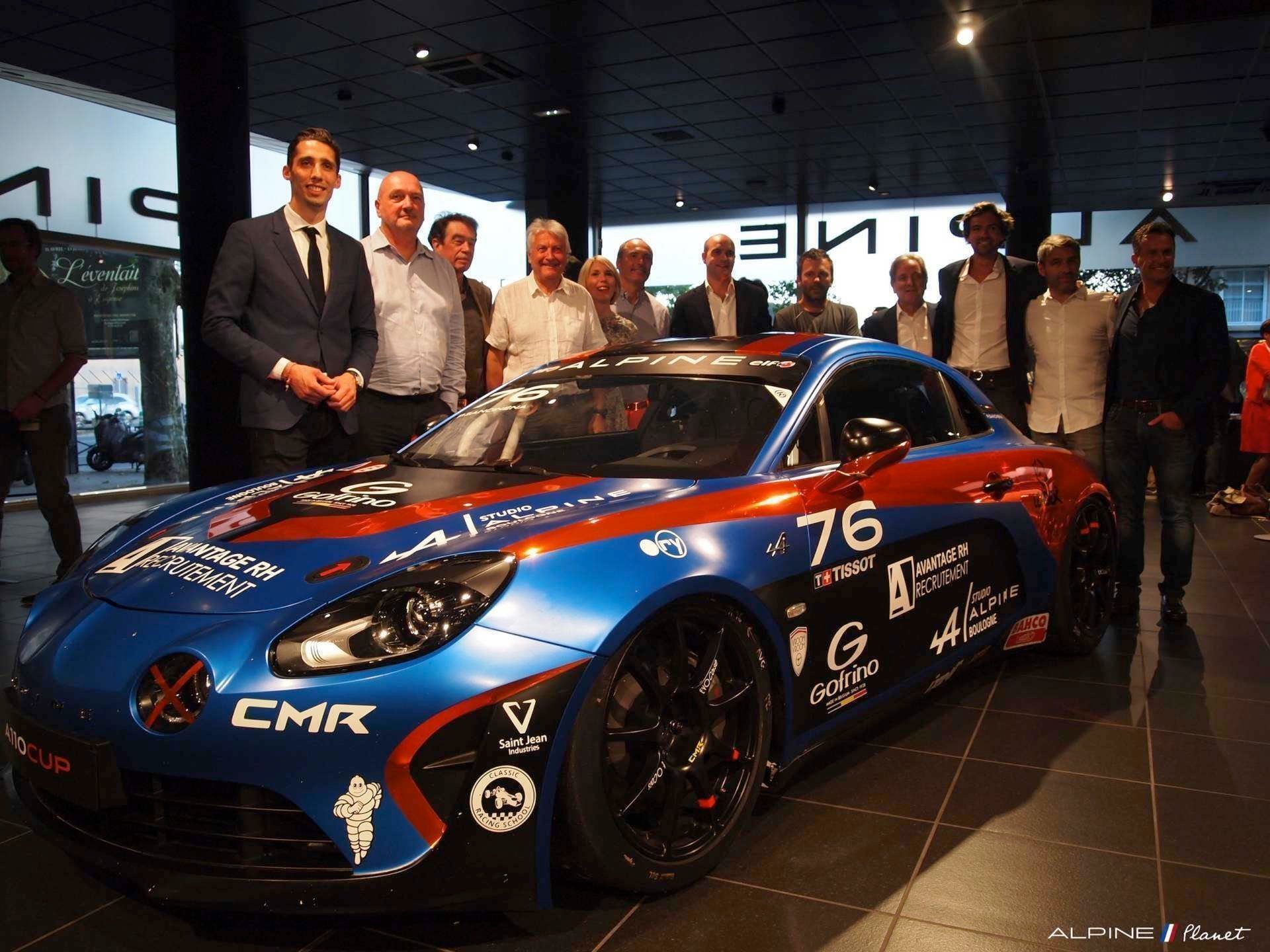 Alpine Planet A110 Cup Pierre Sancinena Cmr Studio Boulogne Rrg Fabien Cuvillier Soirée 46 | Présentation De L'Alpine A110 Cup De Pierre Sancinena