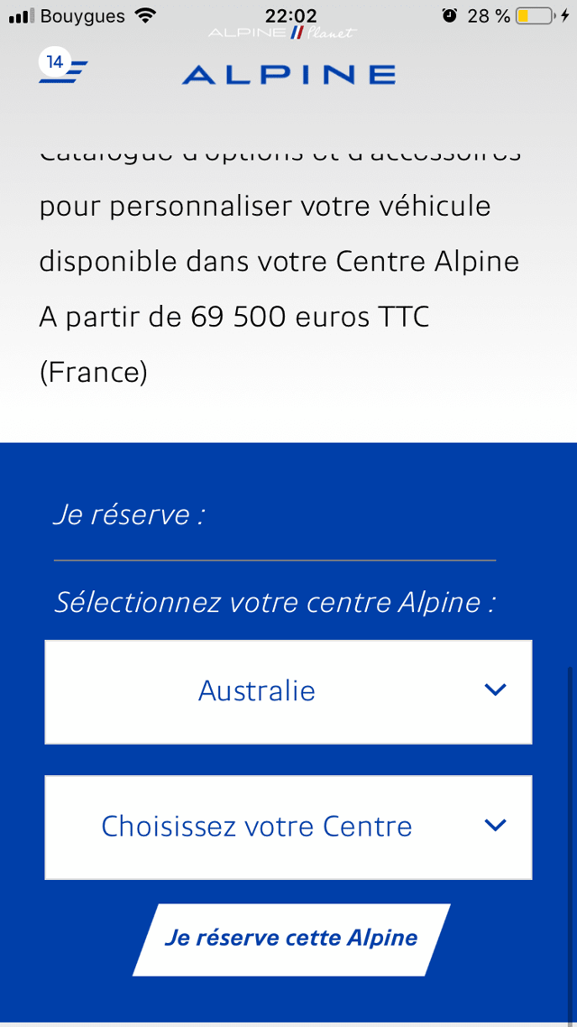 Commander Alpine A110S 11 | Comment Précommander L’alpine A110S ?