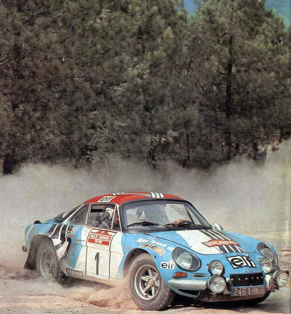 Championnat Du Monde Des Rallyes 1973: Le Triomphe D'Alpine 14 Championnat Du Mone Rallye 1973 Alpine A110 Thérier Darniche Piot Nicolas 11 | Championnat Du Monde Des Rallyes 1973: Le Triomphe D'Alpine