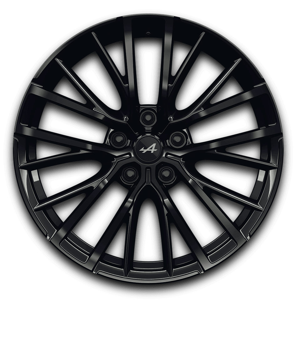 Alpine A110 - Jante Gt Race Noir Brillant