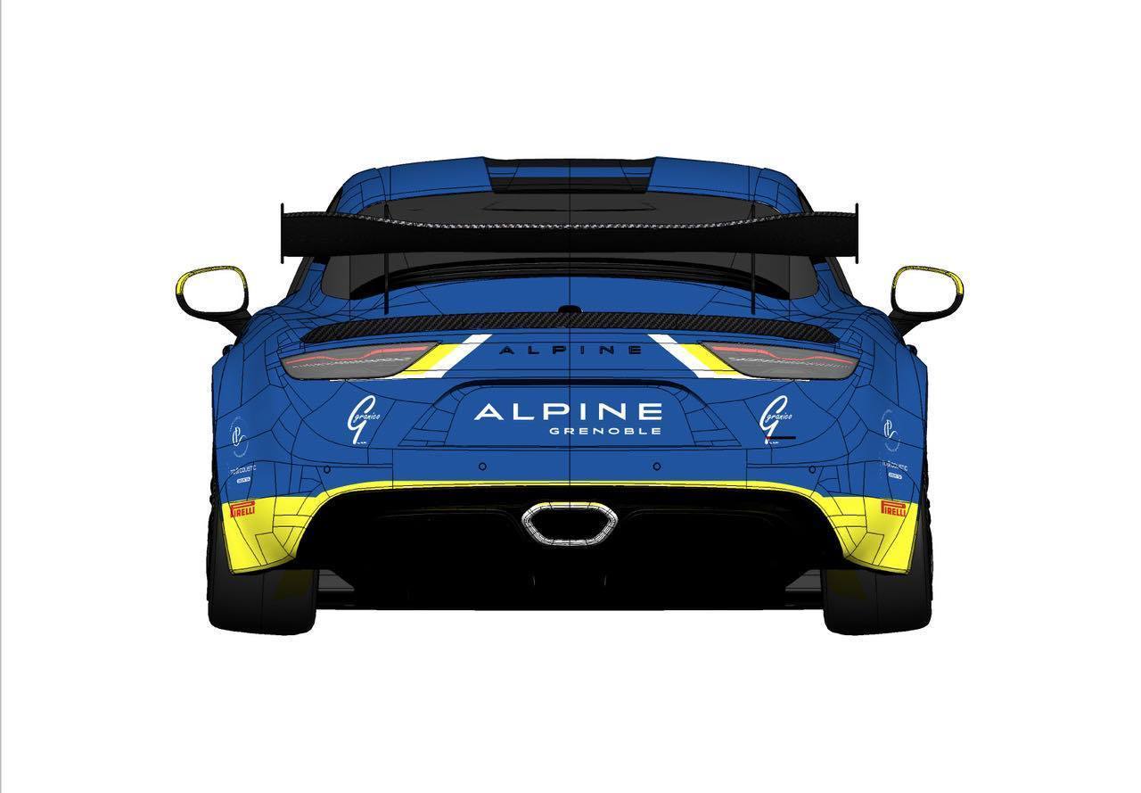 Alpine A110 Gt4 Gaël Castelli Livrée 2020