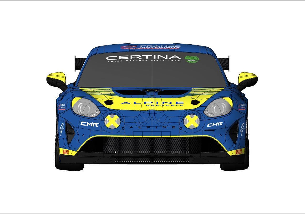 Alpine A110 Gt4 Gaël Castelli Livrée 2020