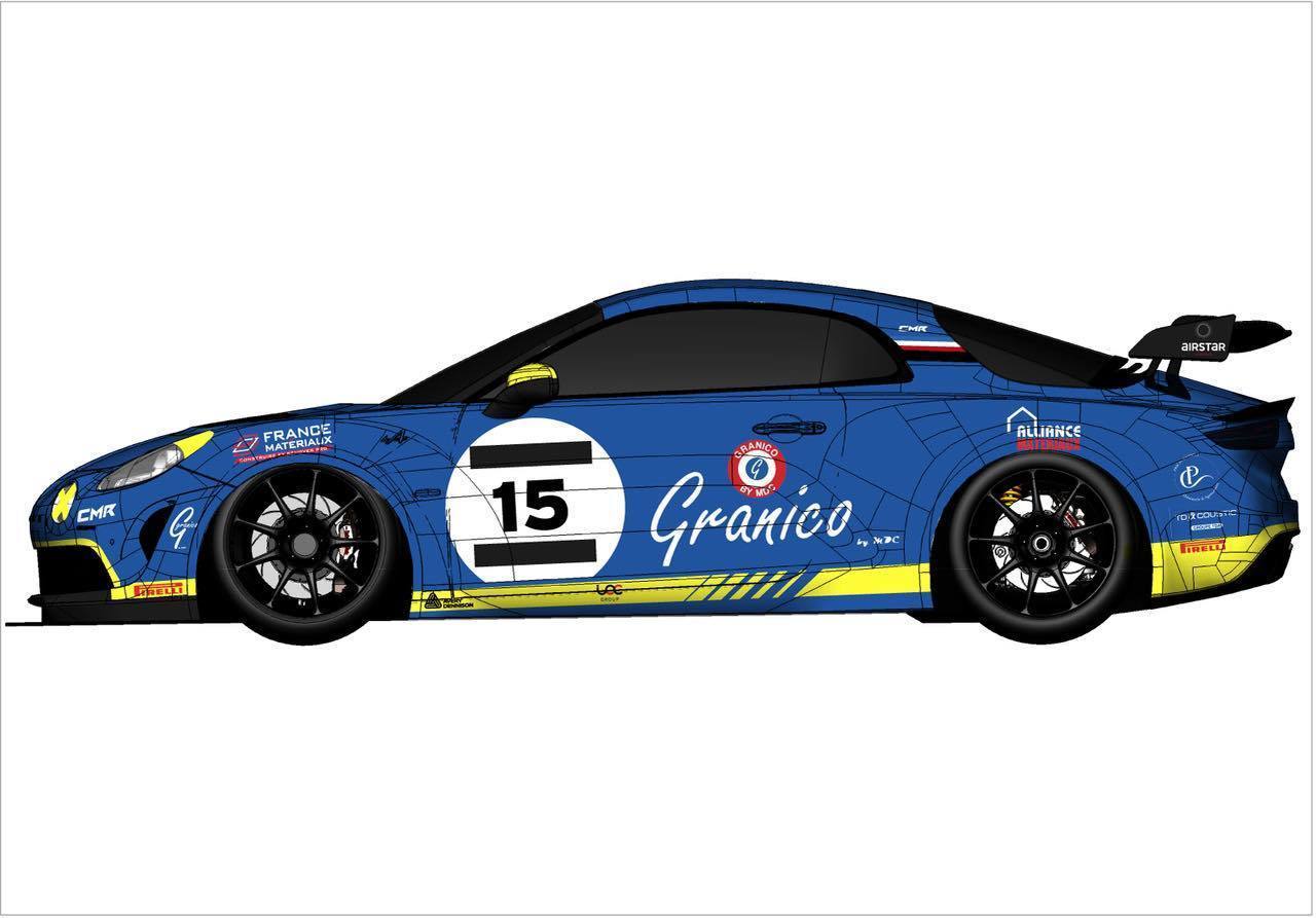 Alpine A110 Gt4 Gaël Castelli Livrée 2020