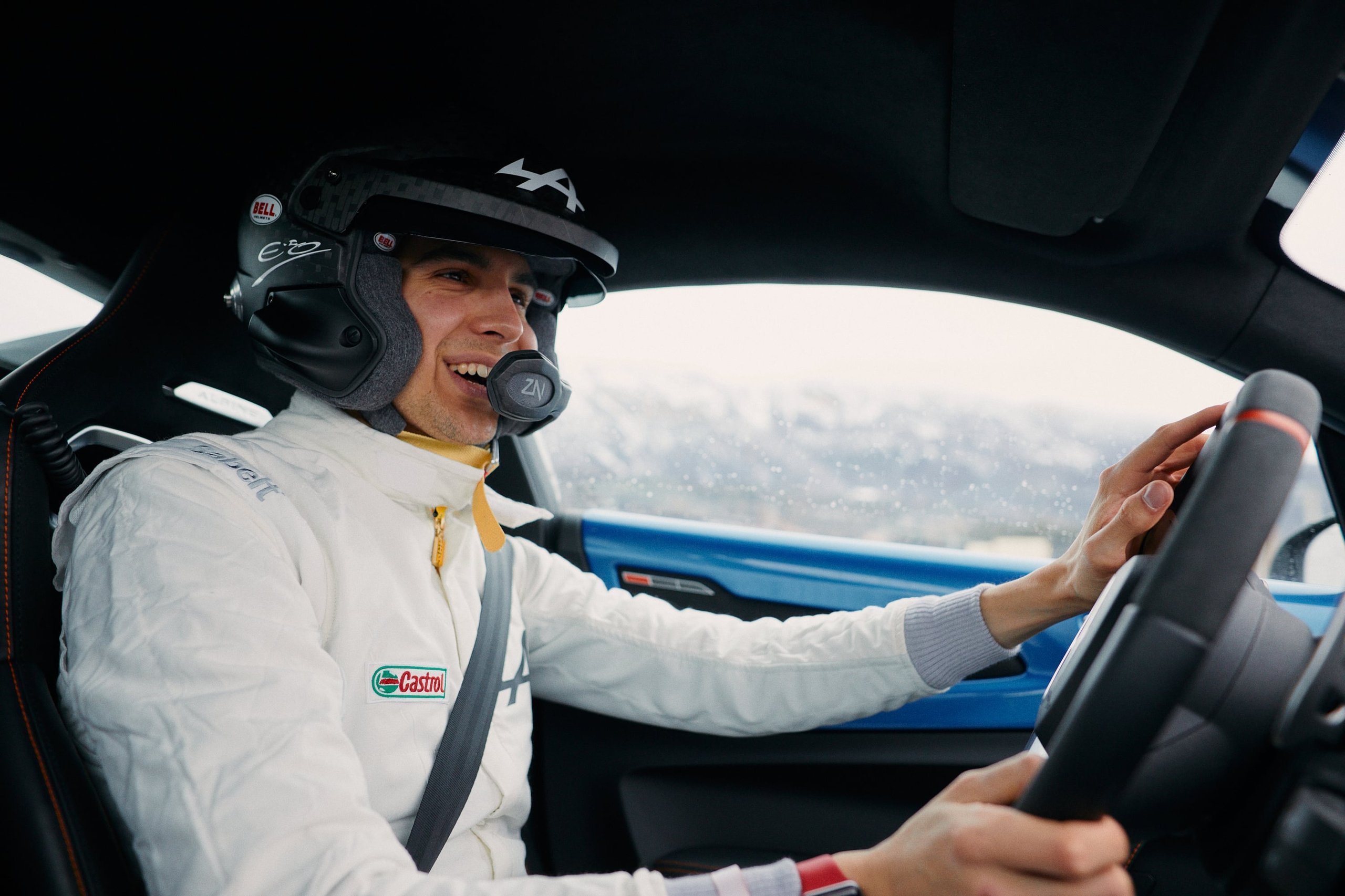 Esteban Ocon Rallye Monte Carlo 2021 Alpine A110 F1 Team 4 | Esteban Ocon S'Essaye À L'Alpine A110S Au Rallye Monte-Carlo