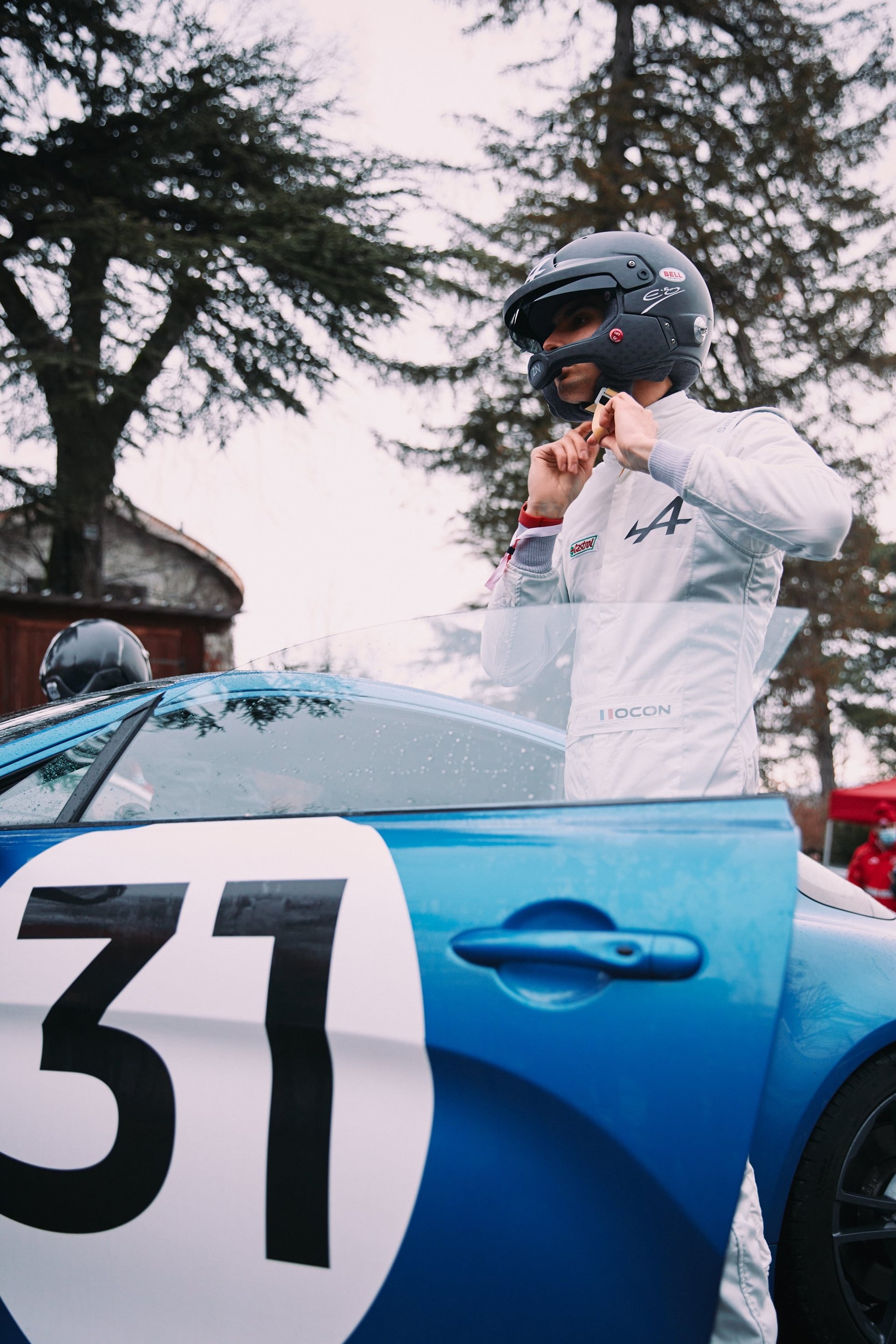 Esteban Ocon Rallye Monte Carlo 2021 Alpine A110 F1 Team 8 | Esteban Ocon S'Essaye À L'Alpine A110S Au Rallye Monte-Carlo