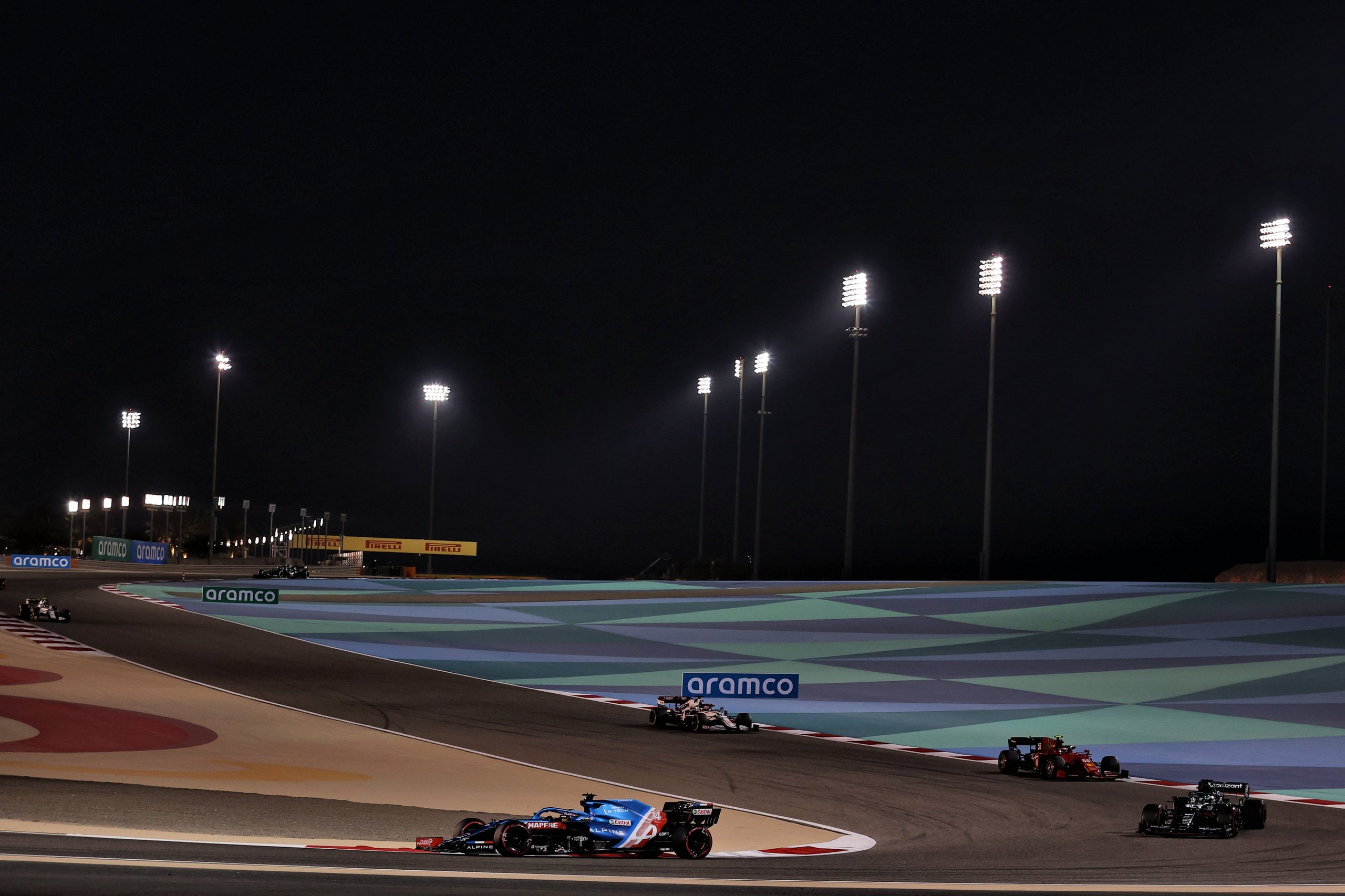 Alpine F1 Team : Une Course Difficile Pour Les Tricolores À Bahreïn 11 Alpine F1 Team Alonso Ocon A521 Bahrein