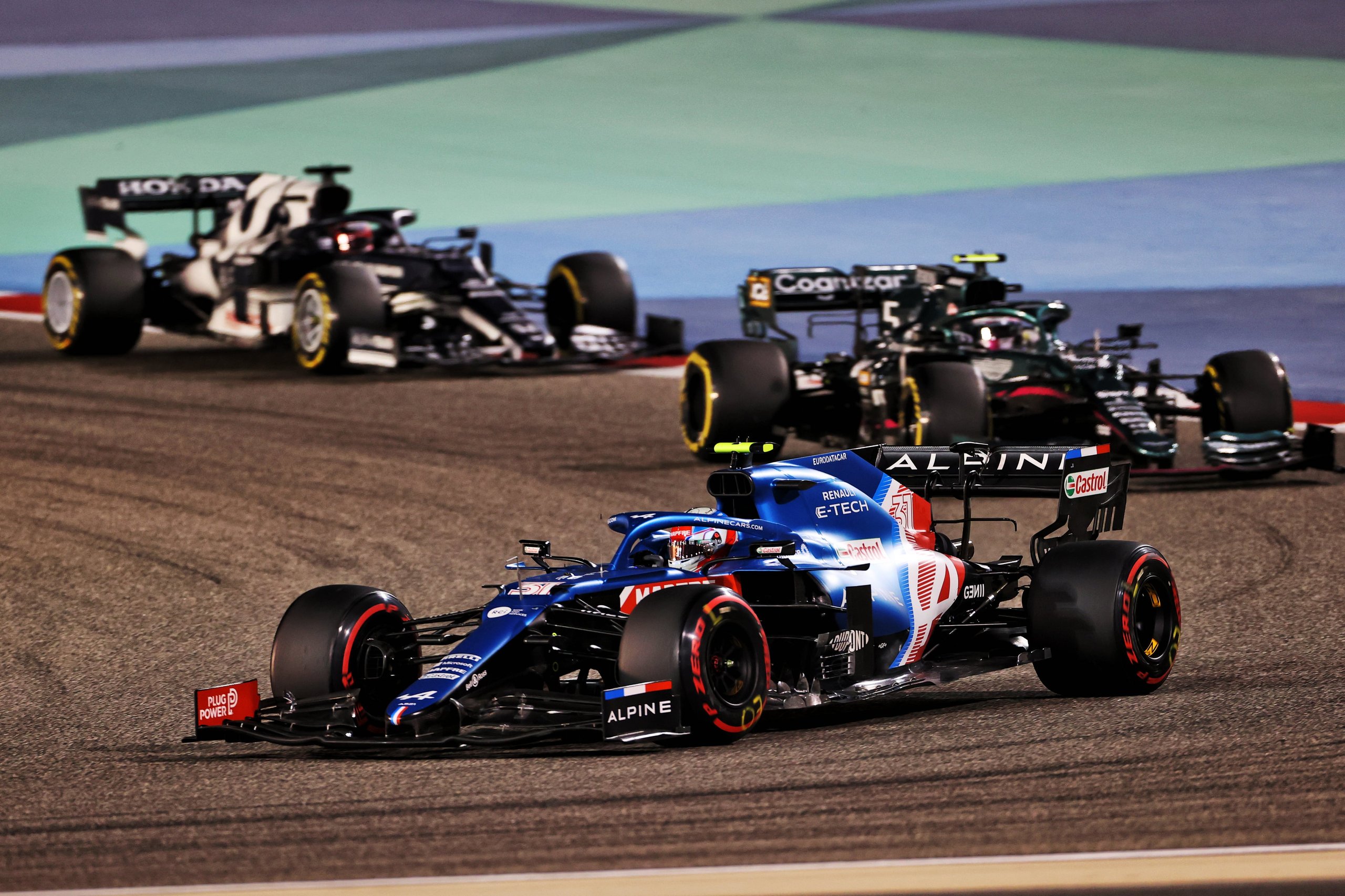 Alpine F1 Team : Une Course Difficile Pour Les Tricolores À Bahreïn 27 Alpine F1 Team Alonso Ocon A521 Bahrein