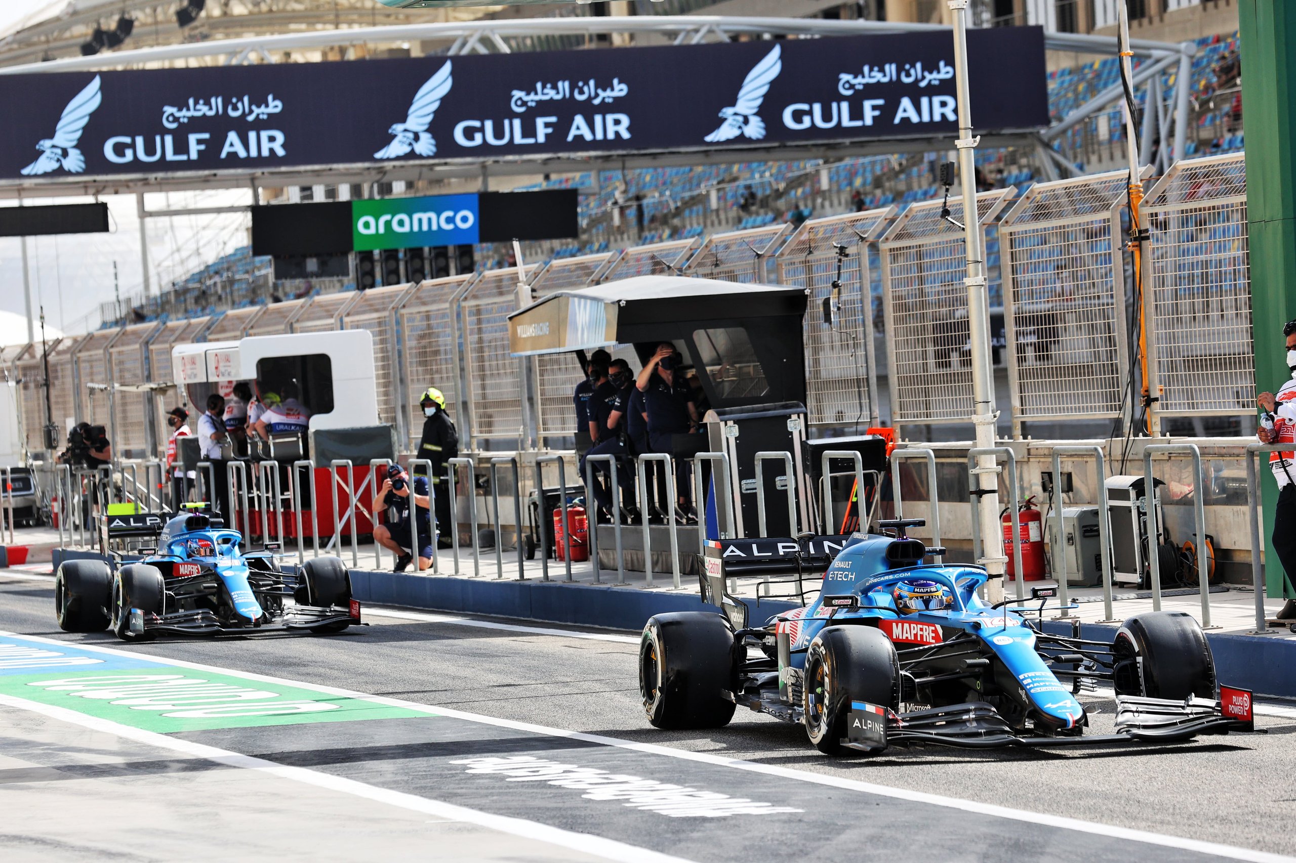 Alpine F1 Team Alonso Ocon A521 Bahrein
