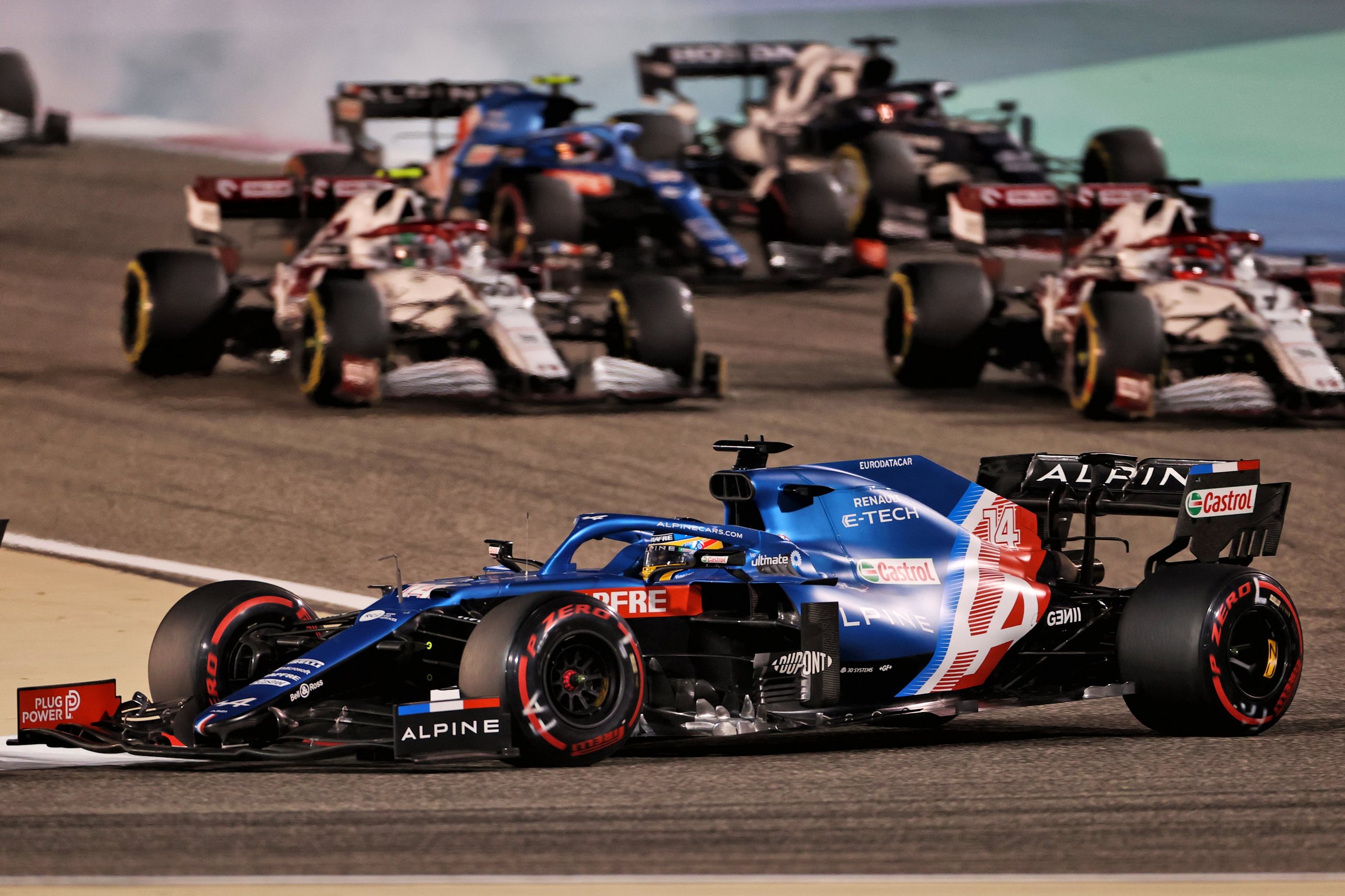 Alpine F1 Team Alonso Ocon A521 Bahrein