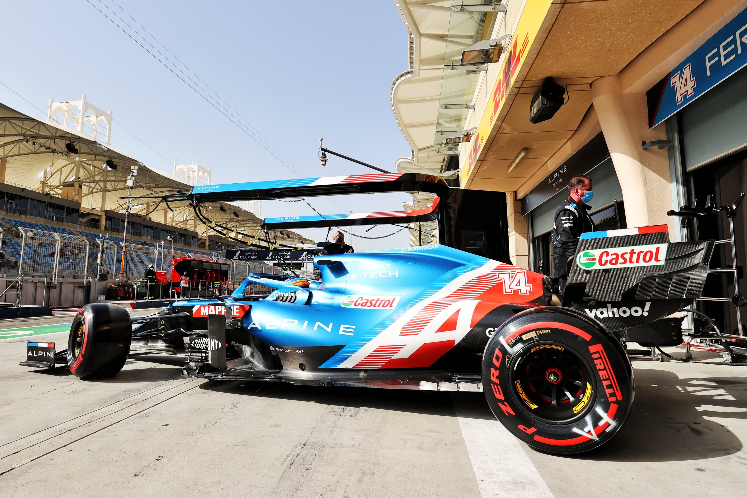 Alpine F1 Team Alonso Ocon A521 Bahrein