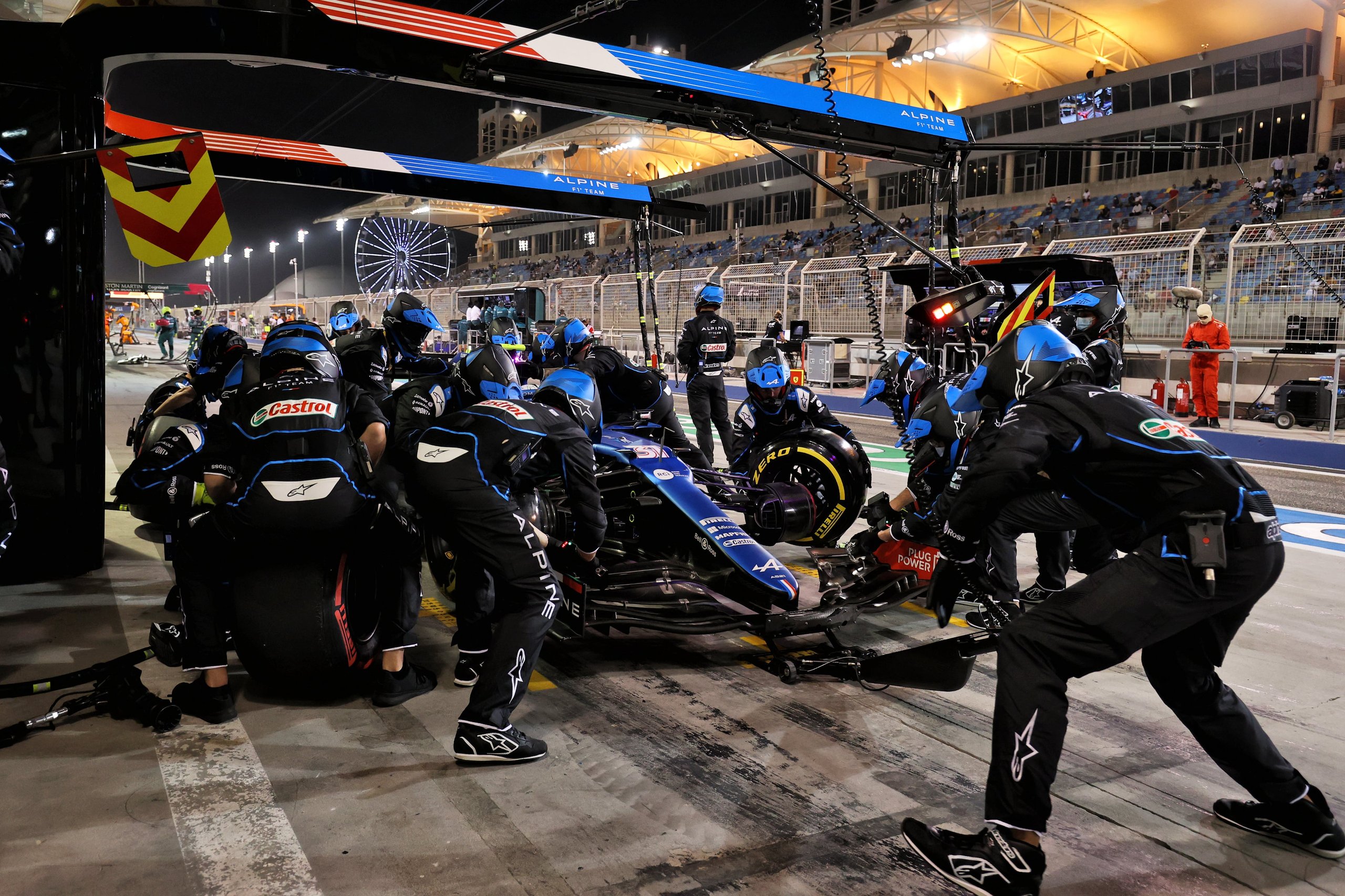Alpine F1 Team : Une Course Difficile Pour Les Tricolores À Bahreïn 21 Alpine F1 Team Alonso Ocon A521 Bahrein