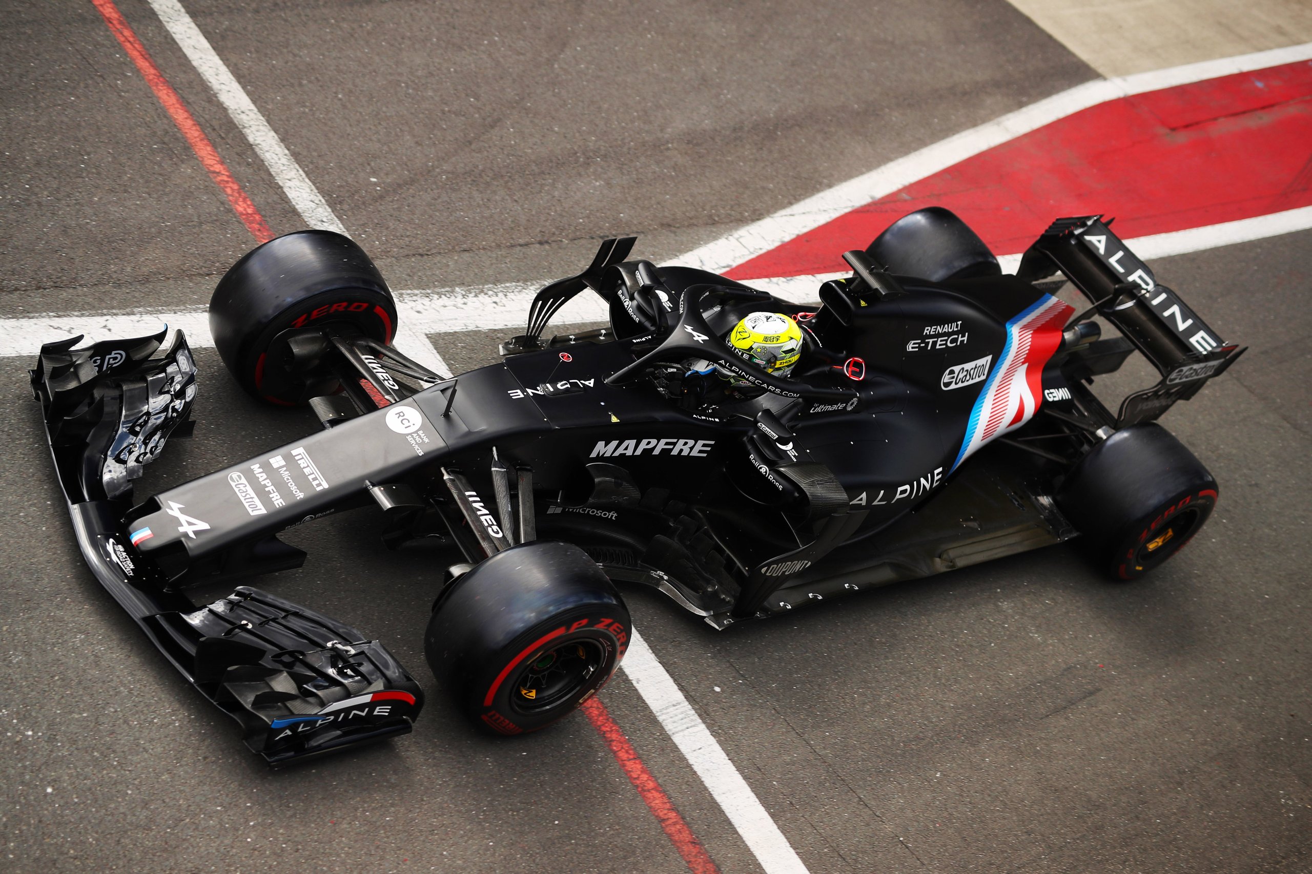 Alpine Academy Oscar Piastri Guanyu Zhou Silverstone 2021