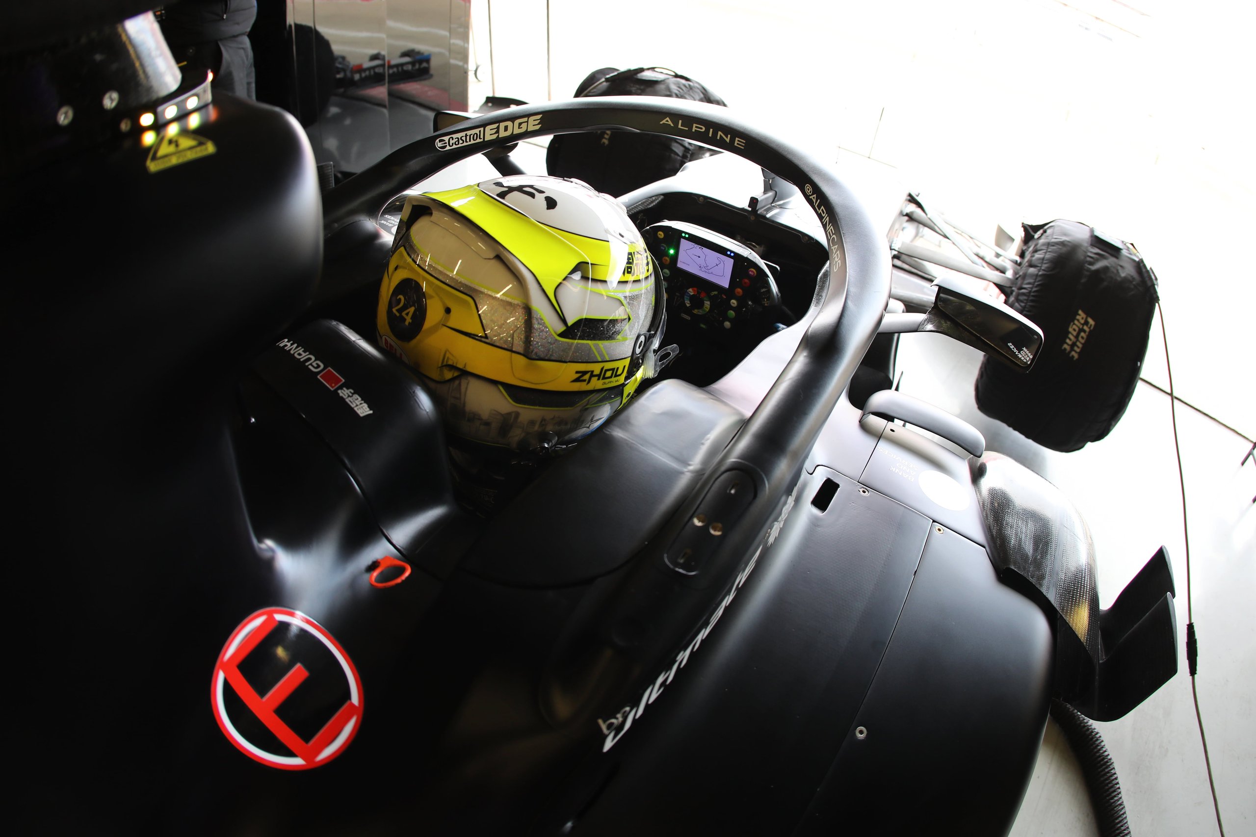 Alpine Academy Oscar Piastri Guanyu Zhou Silverstone 2021