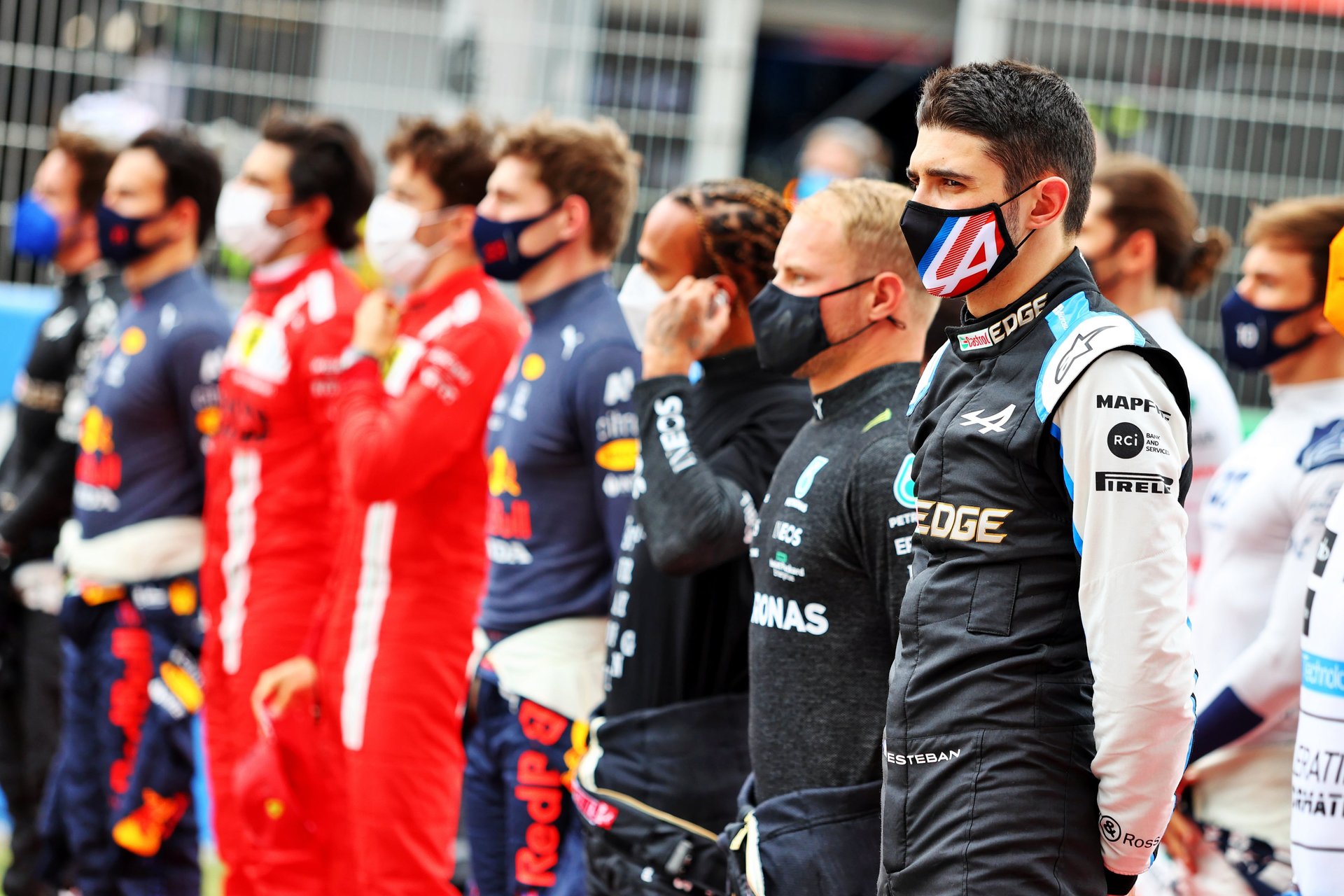 Alpine F1 Team N'A Pas Réussi À Confirmer En Course Au Gp D'Espagne 2021 8 Alpine F1 Team A521 Alonso Ocon Grand Prix Espagne 2021 Course