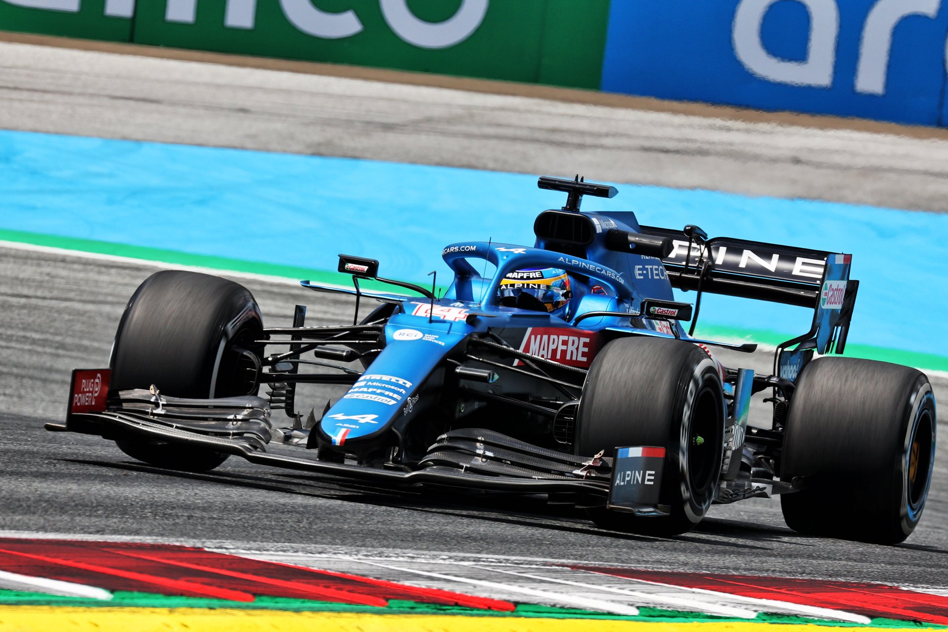 Alpine F1 Team Alonso Ocon Autriche Steiermark Grand Prix Spielberg A521 2021