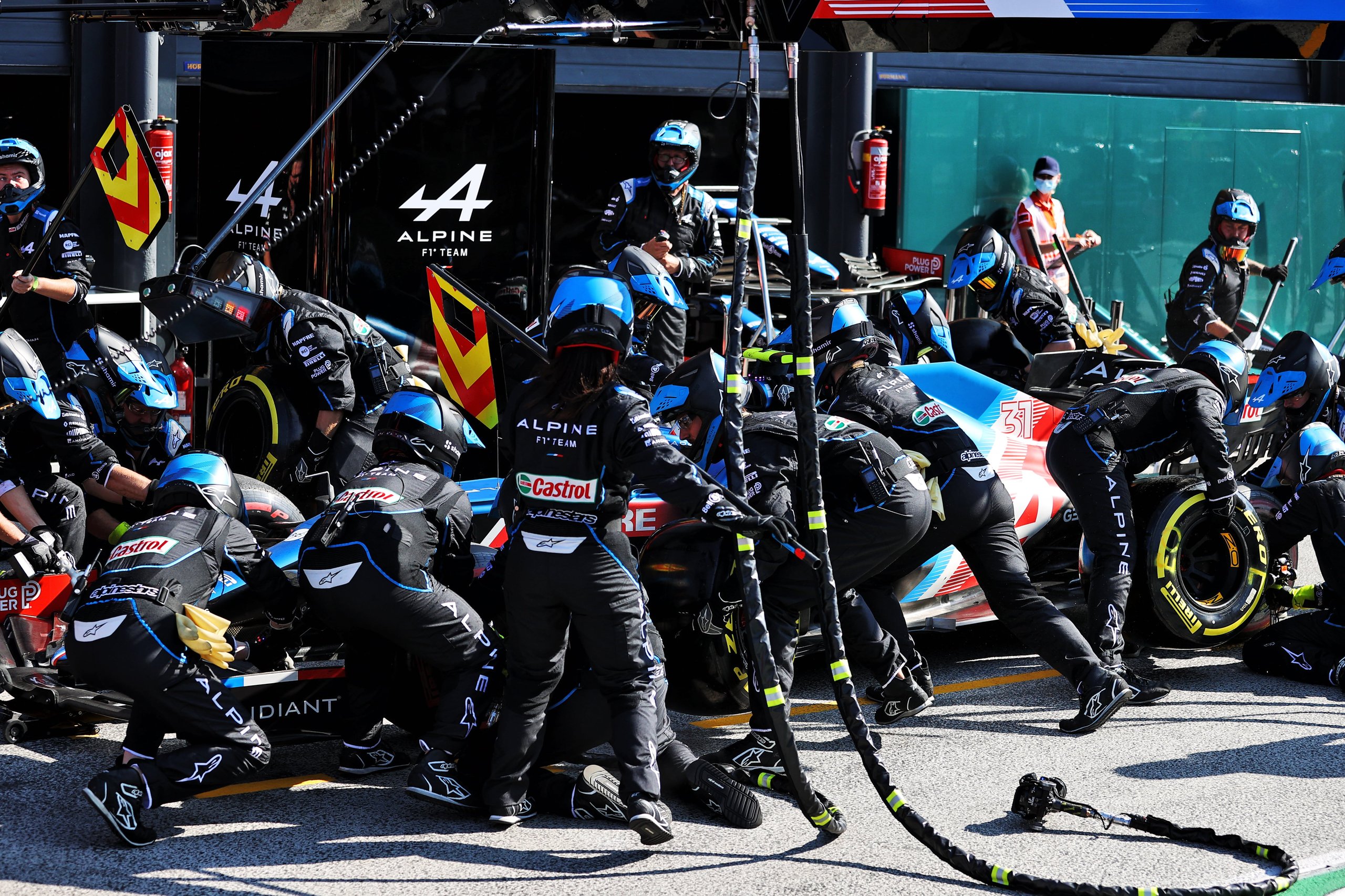 Alpine F1 Team A521 Zandvoort Alonso Ocon 2021 21 | Alpine F1 Team Et Fernando Alonso Atteignent La P6 À Zandvoort