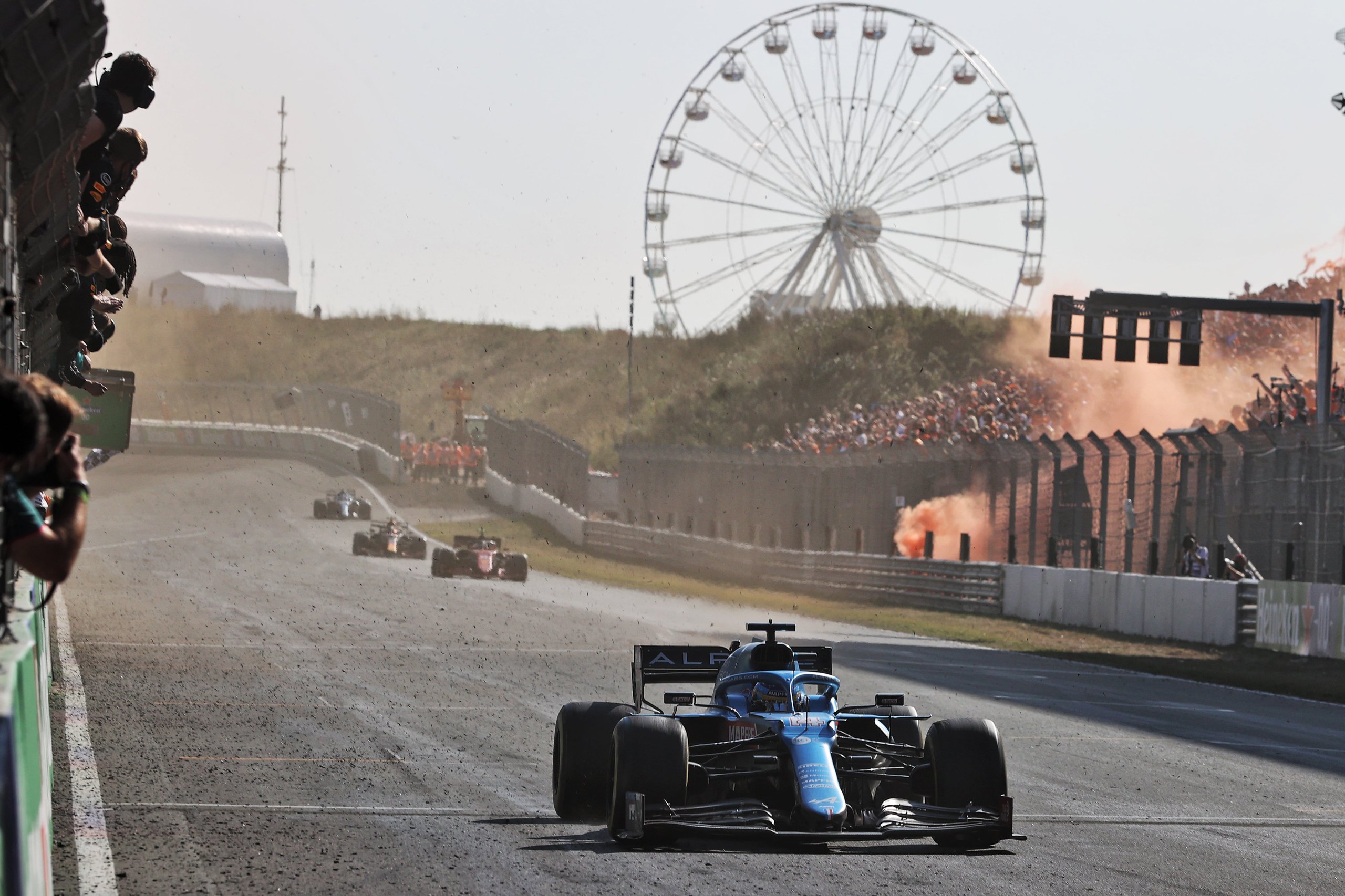 Alpine F1 Team A521 Zandvoort Alonso Ocon 2021 25 | Alpine F1 Team Et Fernando Alonso Atteignent La P6 À Zandvoort