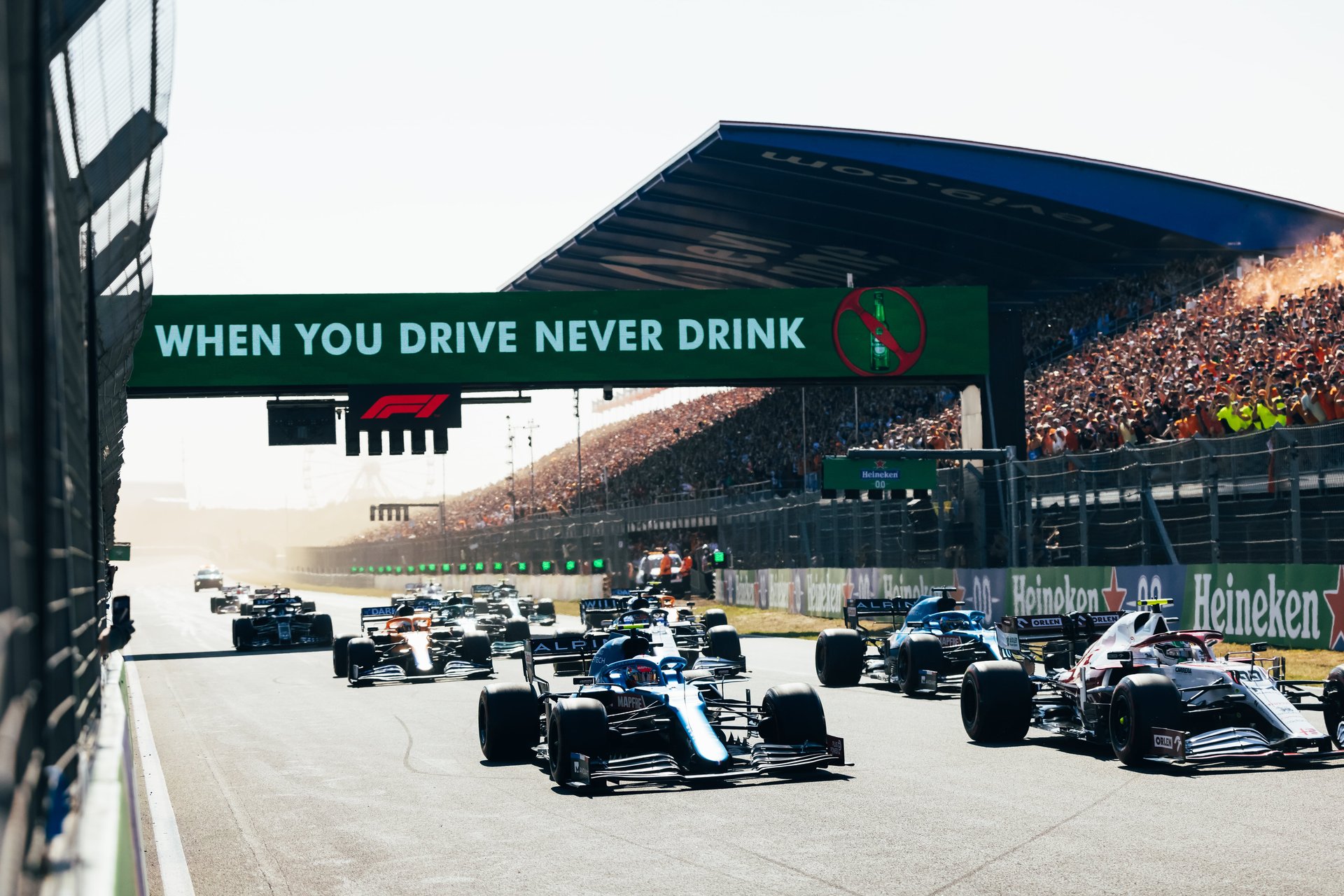 Alpine F1 Team A521 Zandvoort Alonso Ocon 2021