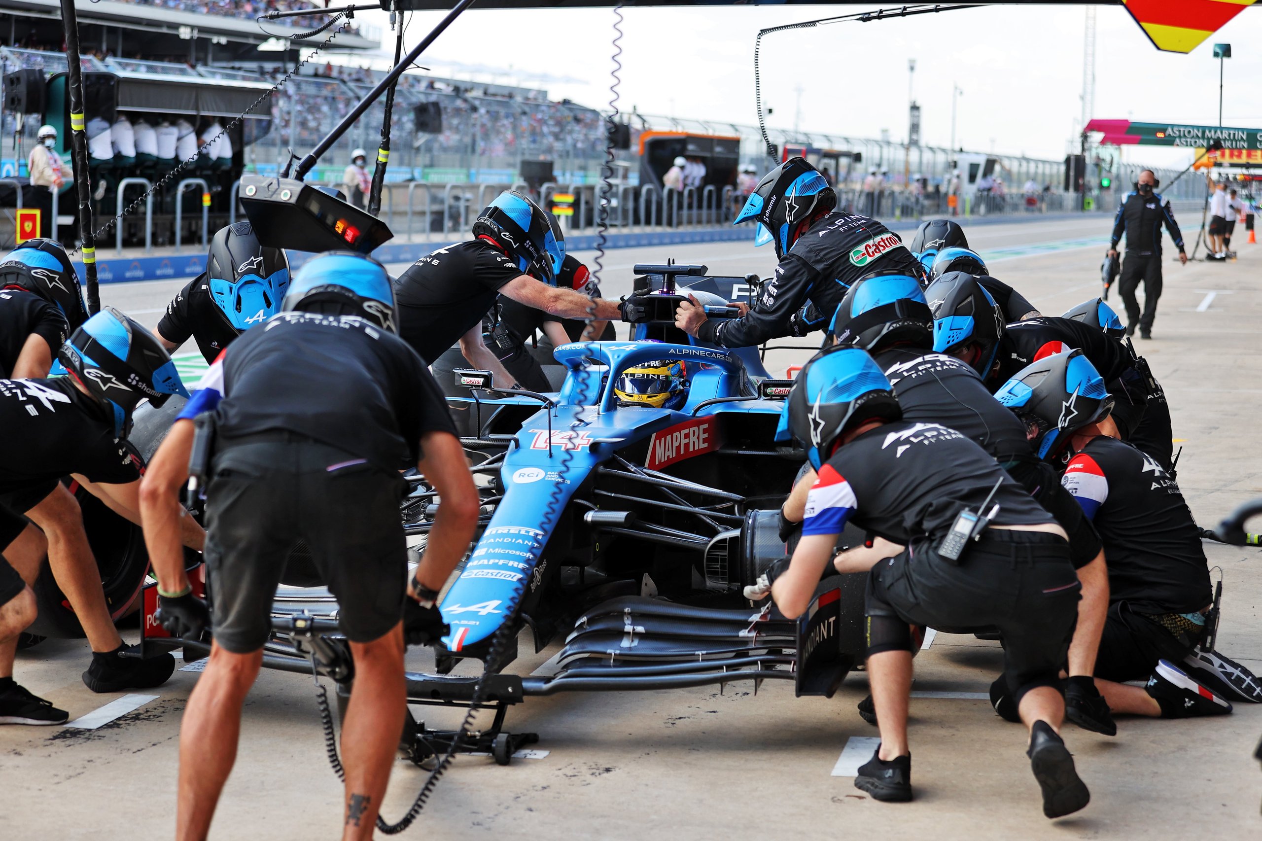 Alpine F1 Team A521 United States Texas Austin Alonso Ocon 2021 14 | Alpine F1 Team : Double Abandon À Austin Pour Alonso Et Ocon 🇺🇸