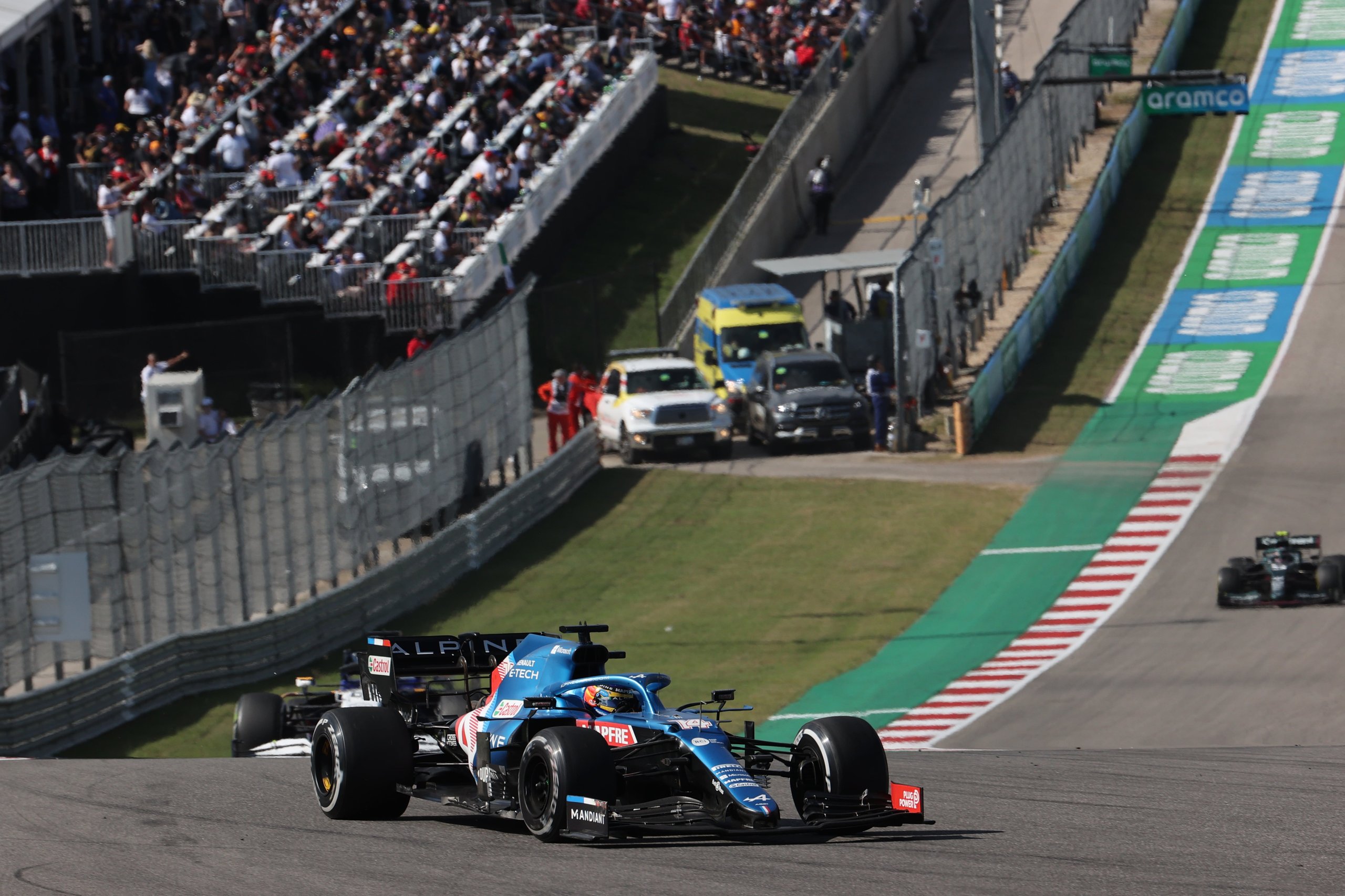 Alpine F1 Team A521 United States Texas Austin Alonso Ocon 2021 4 | Alpine F1 Team : Double Abandon À Austin Pour Alonso Et Ocon 🇺🇸