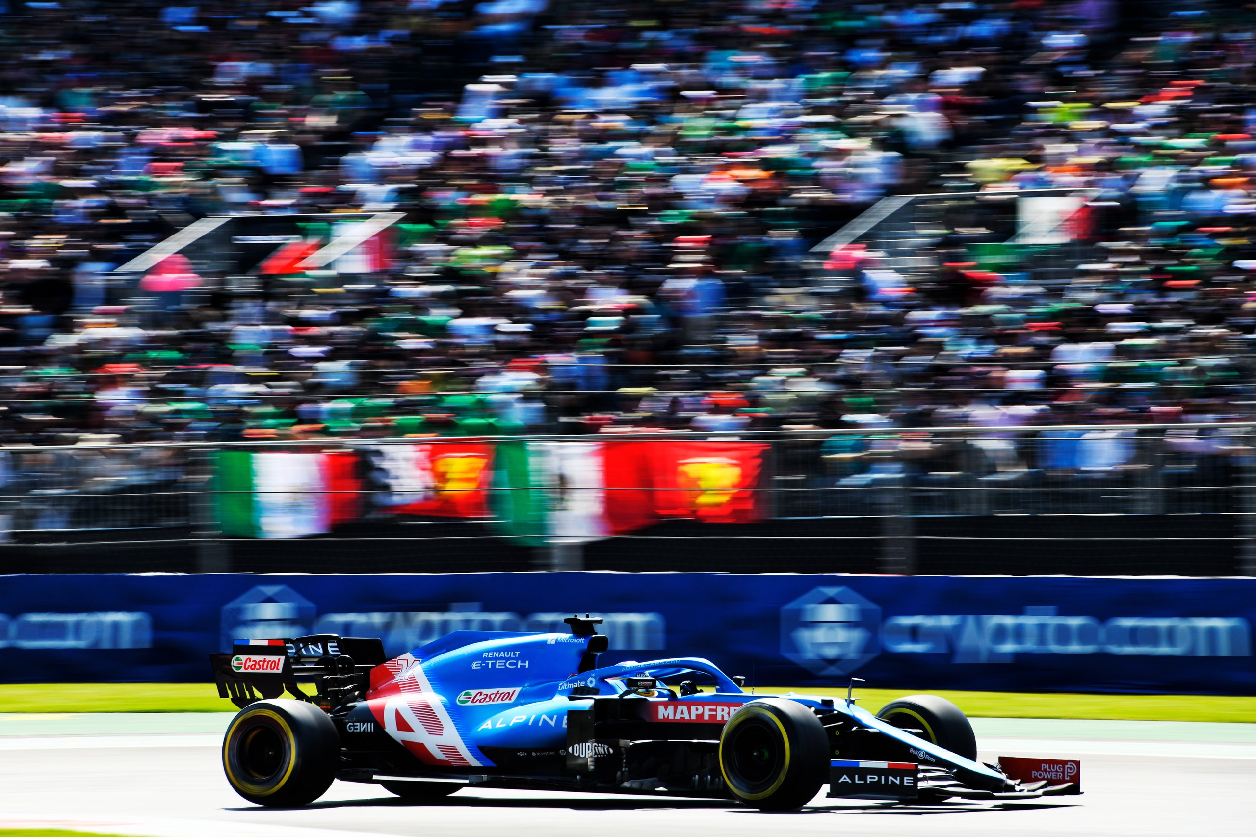 Alpine F1 Team A521 Alonso Ocon Mexico Gp 2021 13 | Alpine F1 Team Engrange Deux Points Au Grand Prix Du Mexique 2021