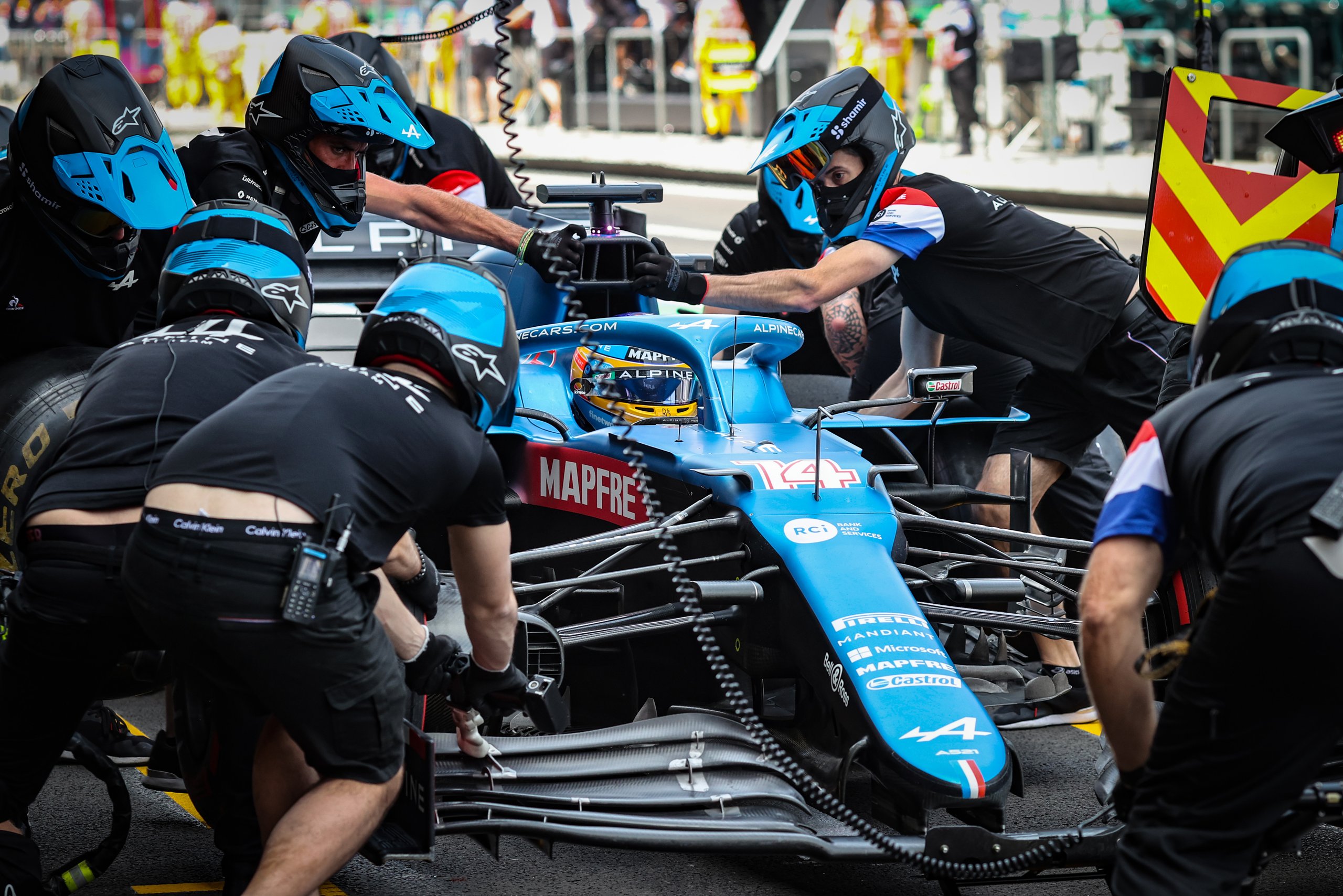 Alpine F1 Team A521 Alonso Ocon Mexico Gp 2021