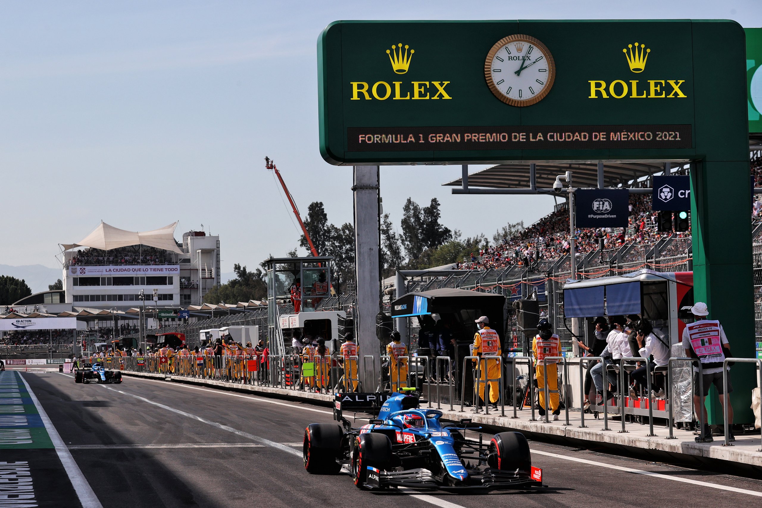 Alpine F1 Team A521 Alonso Ocon Mexico Gp 2021