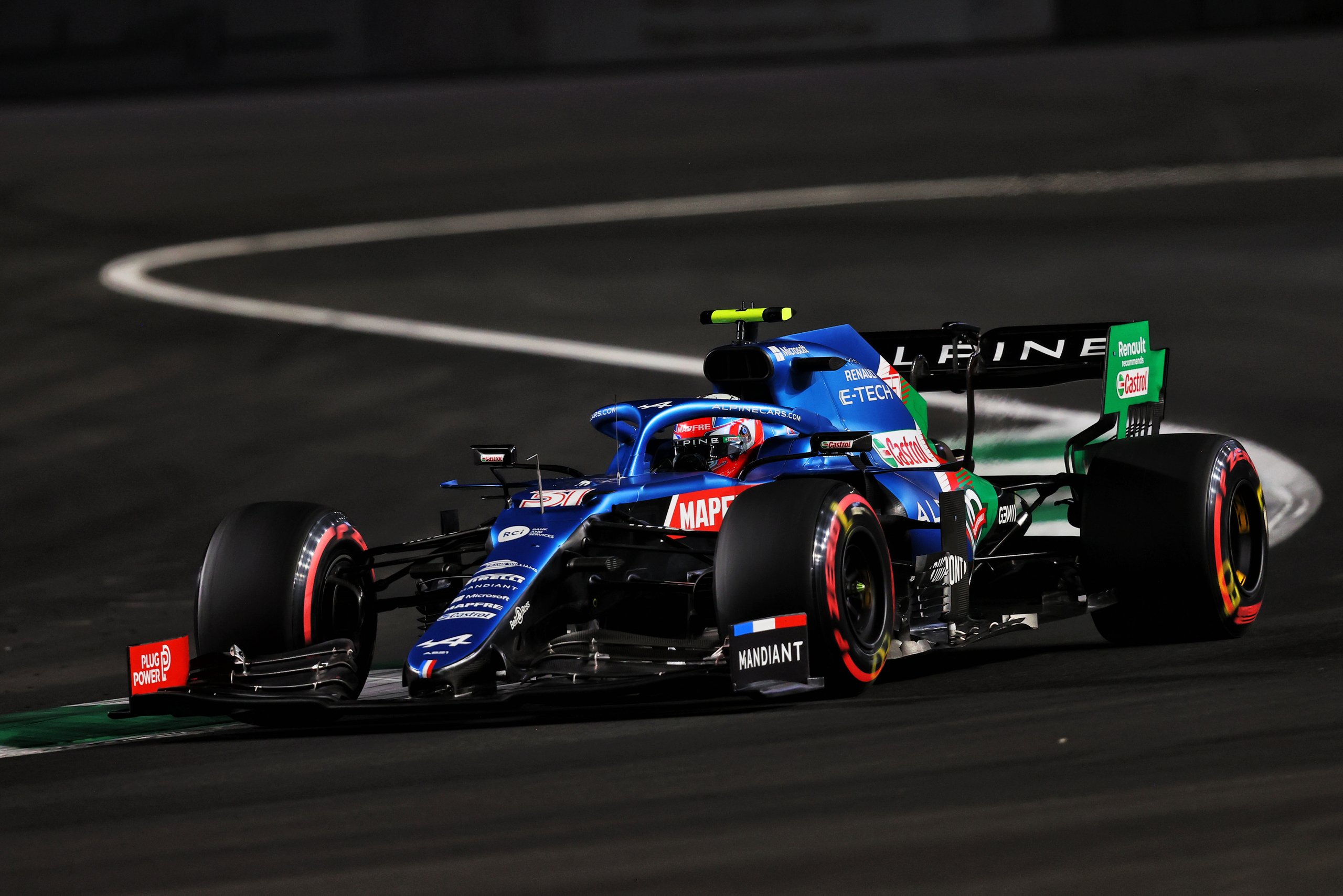 Alpine F1 Team Alonso Ocon Saudi Arabian A521 2021