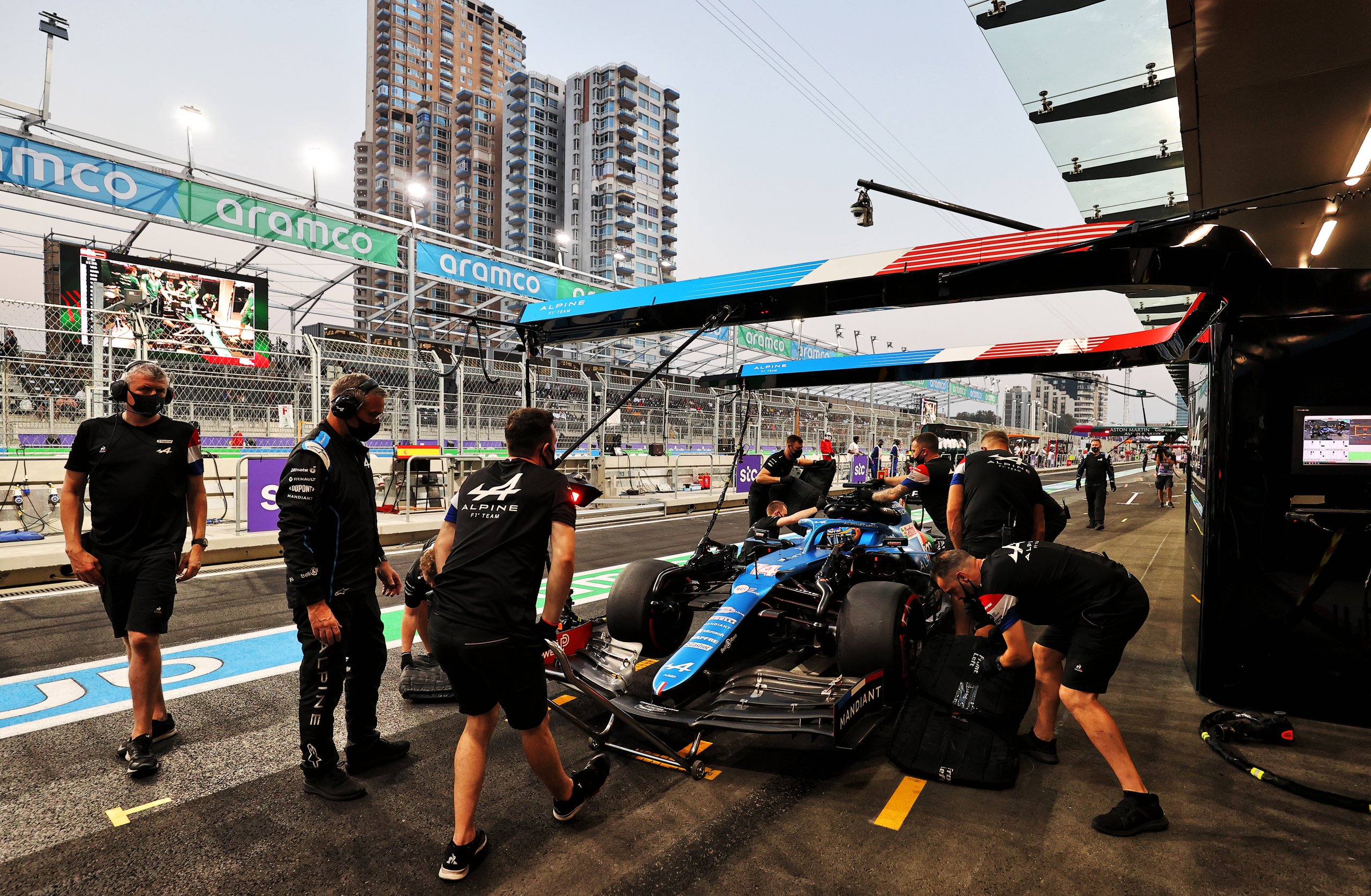 Alpine F1 Team Alonso Ocon Saudi Arabian A521 2021