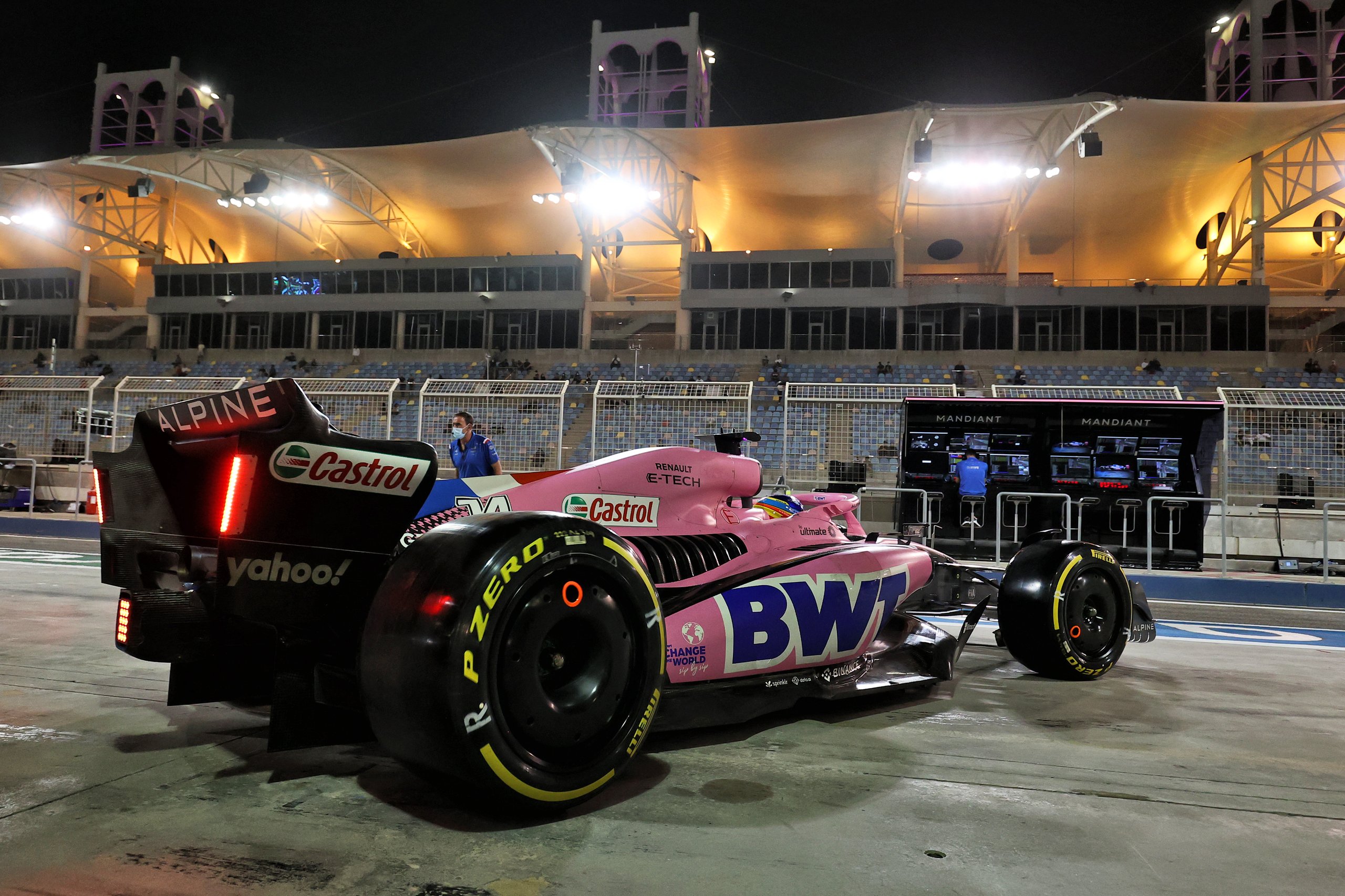 Alpine F1 Team : 1618 Kilomètres Effectués Lors Essais De Présaison 2022 À Bahreïn 4 Bwt Alpine F1 Team A522 Alonso Ocon Bahreïn Rose Jour 3
