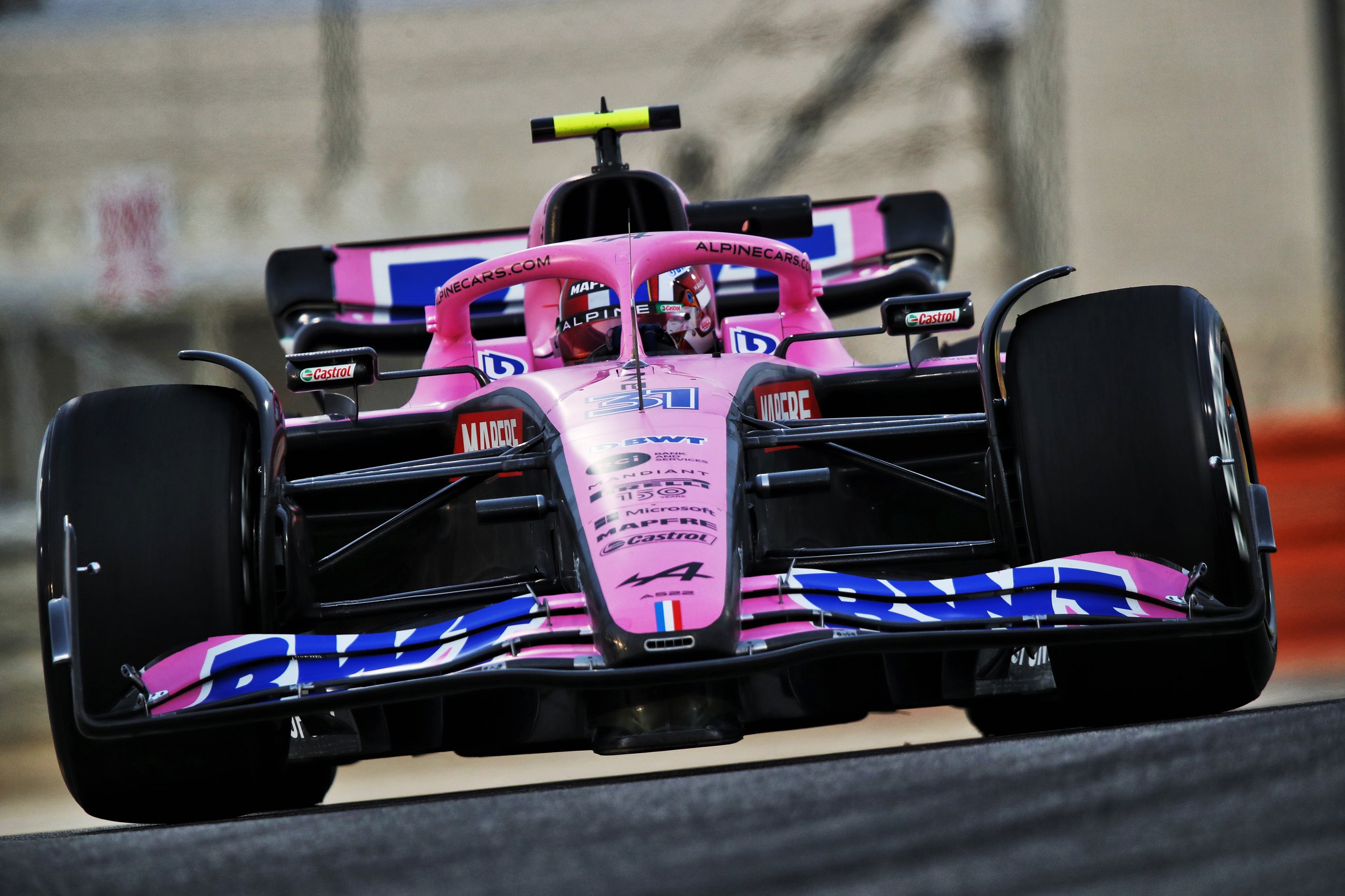 Bwt Alpine F1 Team A522 Alonso Ocon Bahreïn Rose