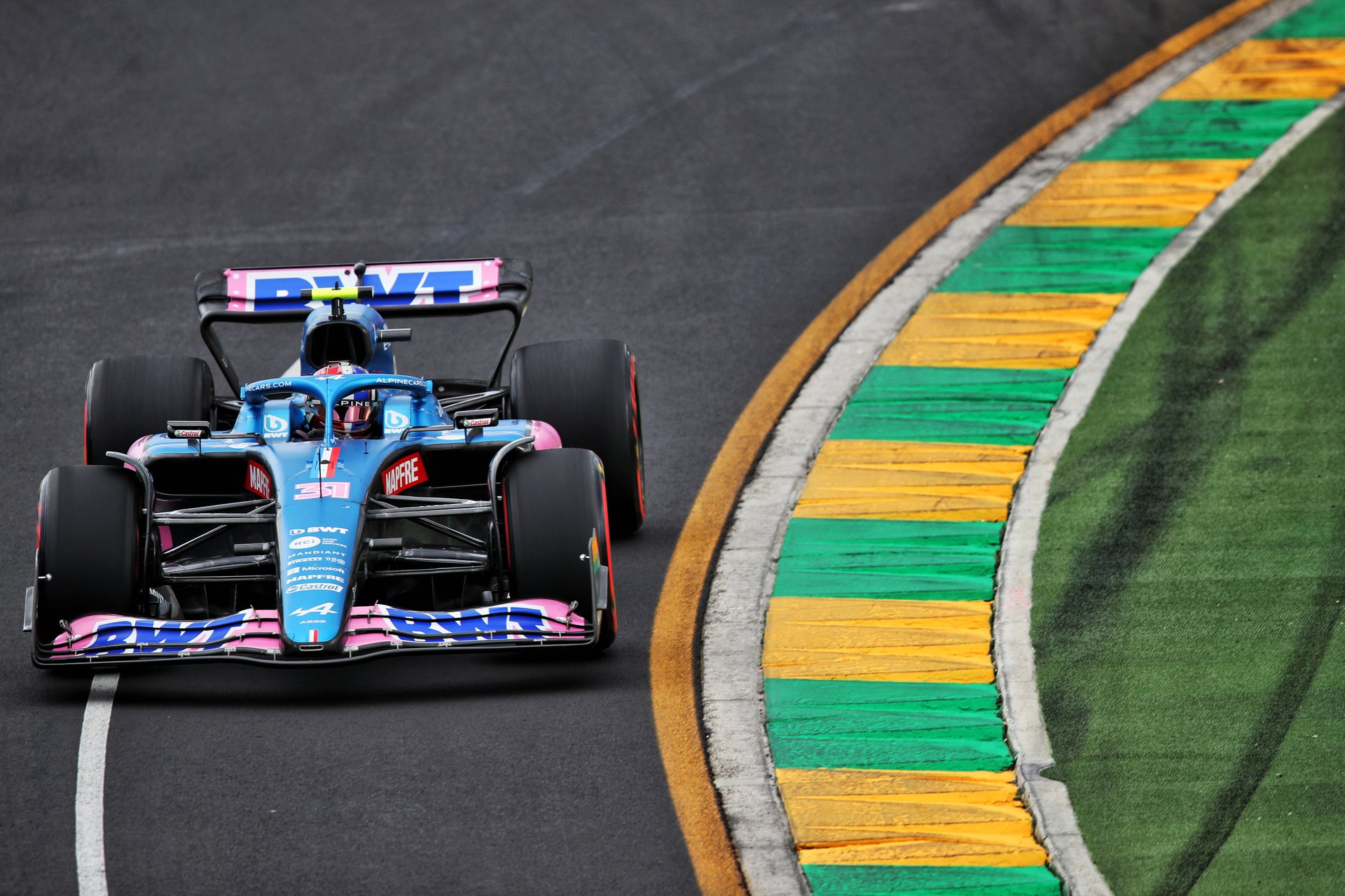 Bwt Alpine F1 Team A522 Alonso Ocon Melbourne Australie Qualifications 2022 - 1