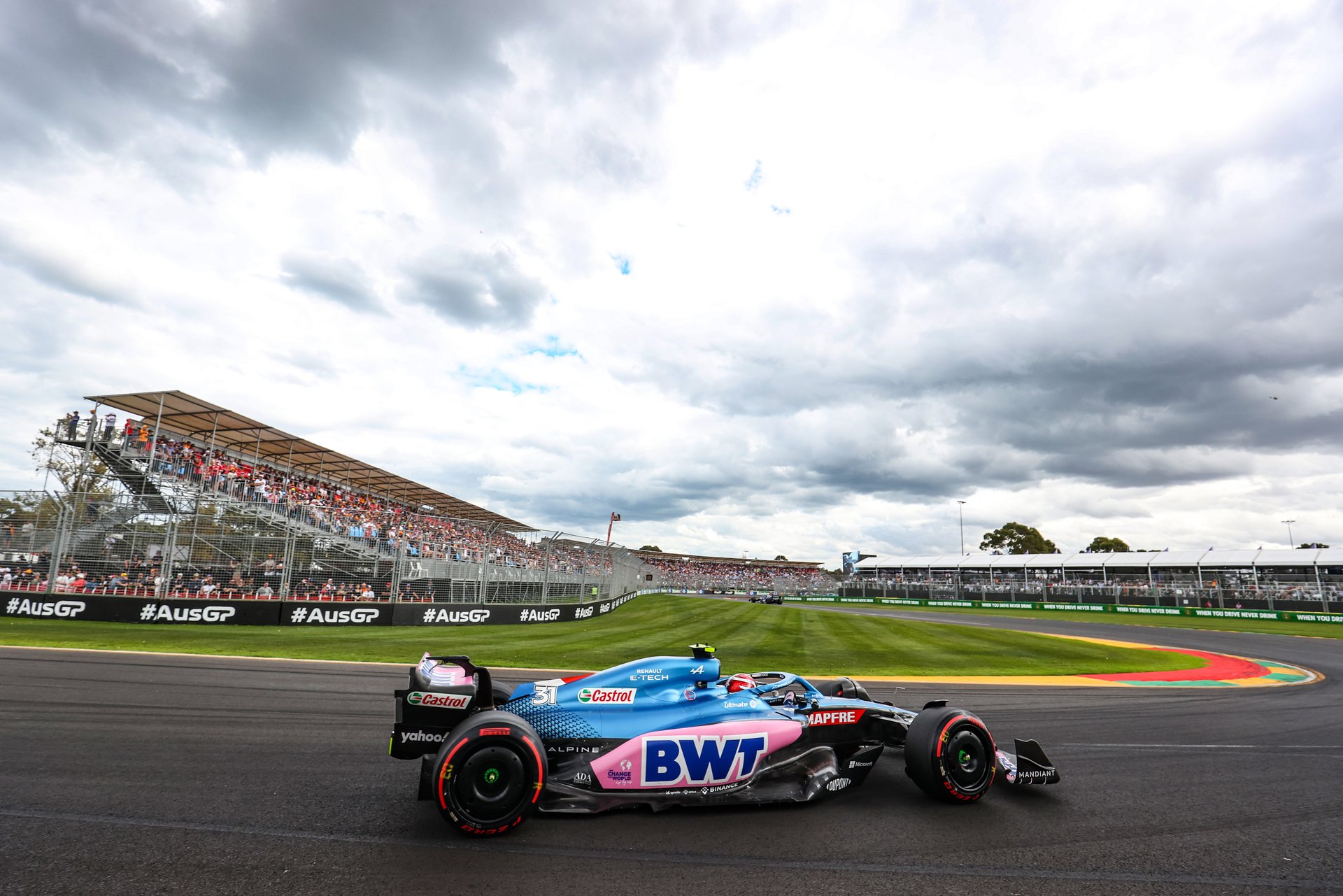 Bwt Alpine F1 Team A522 Alonso Ocon Melbourne Australie Qualifications 2022 - 1