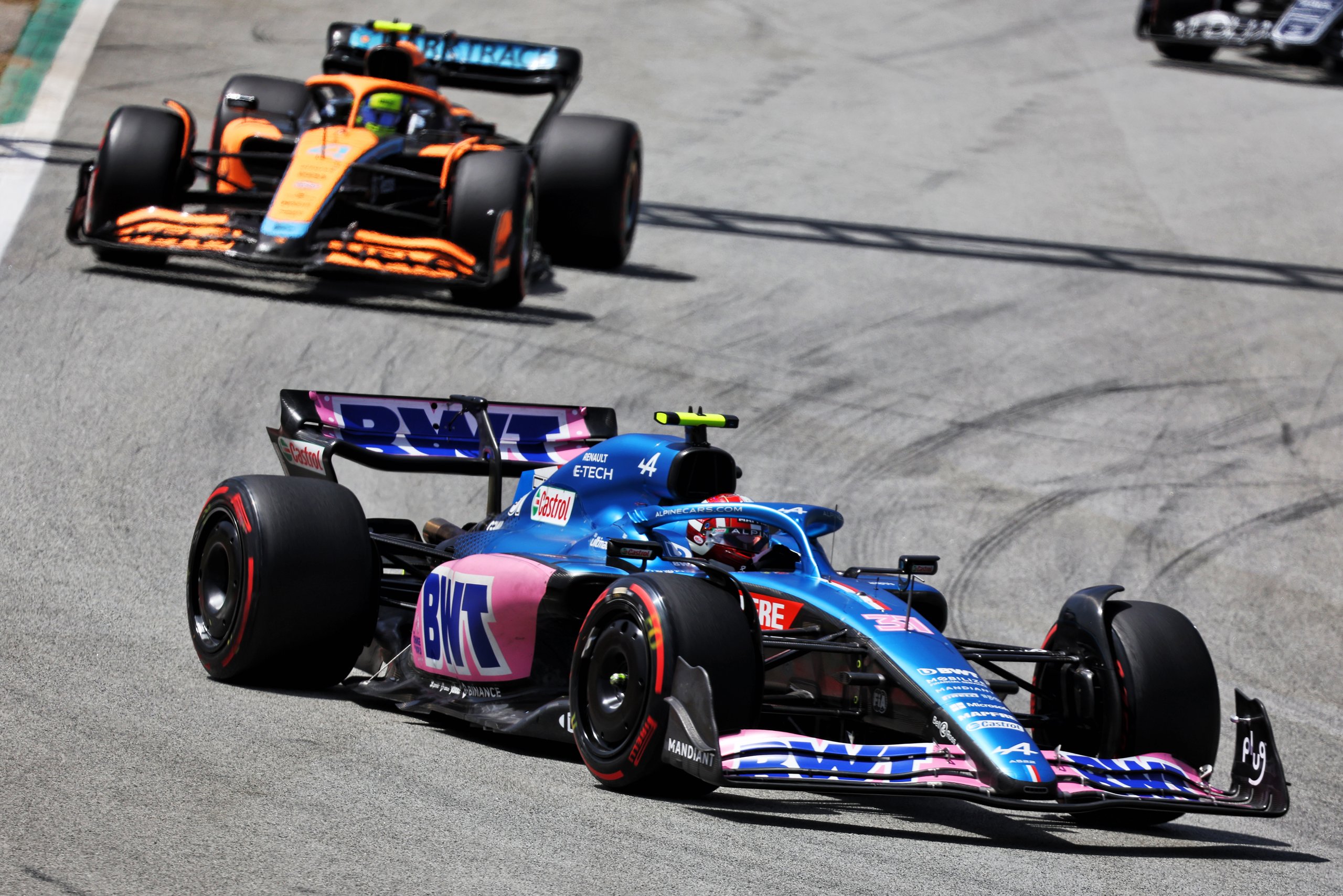 Alpine F1 Team A522 Barcelona Catalunya Grand Prix Despagne Ocon Alonso Course 2022 2 | Alpine F1 Team : Alonso Et Ocon Assurent Une Phénoménale Remontada Au Grand-Prix D'Espagne 2022