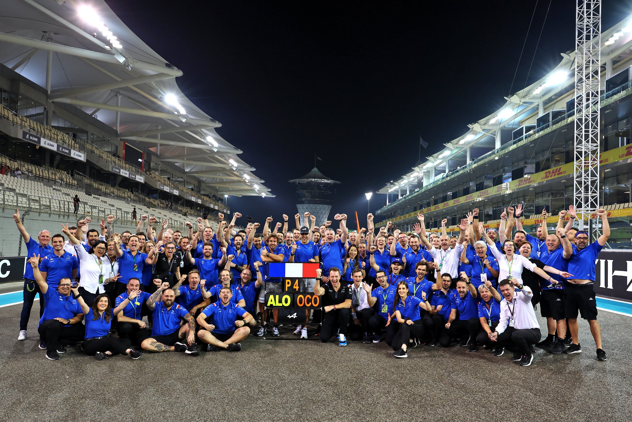 Alpine F1 Team : 4Ème Puissance Du Championnat À Abu Dhabi 3 Alpine F1 Team A522 Abu Dhabi Fernando Alonso Esteban Ocon 2022