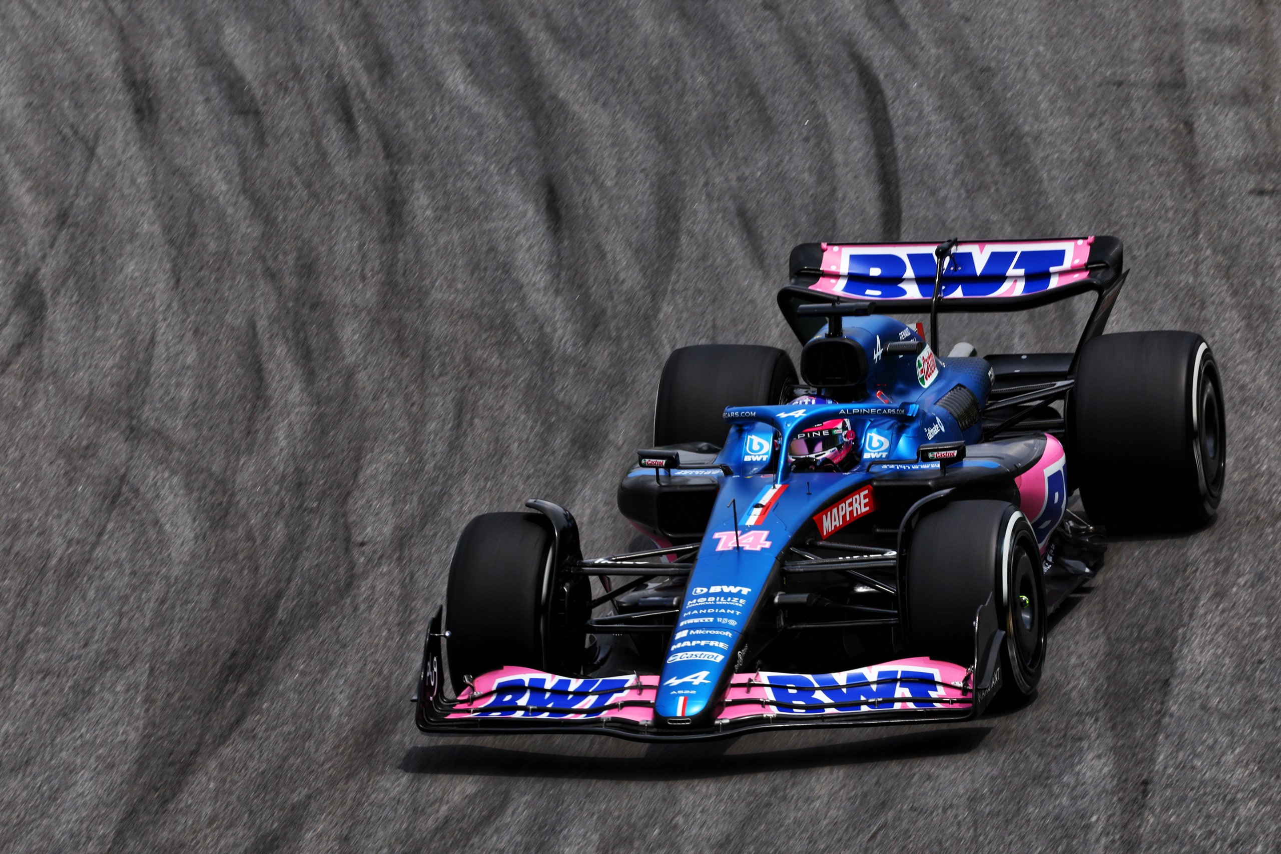 Alpine F1 Team A522 Sao Paulo Fernando Alonso Esteban Ocon 2022 - 1