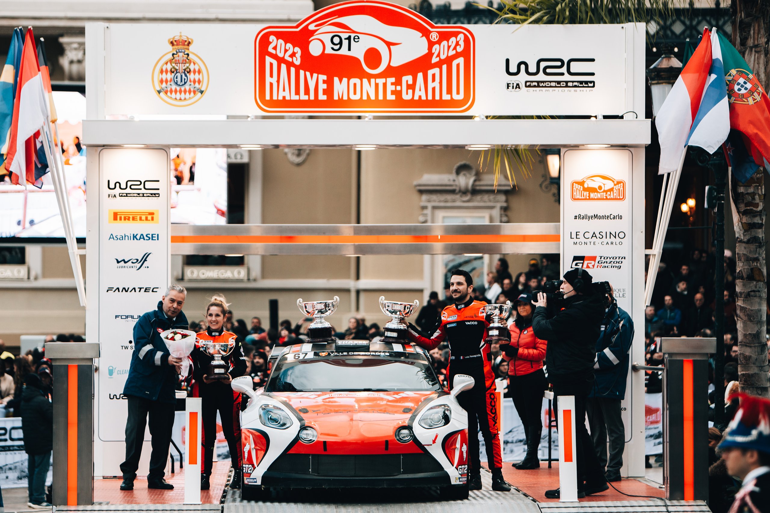 Alpine Triomphe Au Rallye Monte-Carlo 2023 5 Alpine A110 Celebre 50E Anniversaire Victoire Monte Carlo 2023 3 | Alpine Triomphe Au Rallye Monte-Carlo 2023
