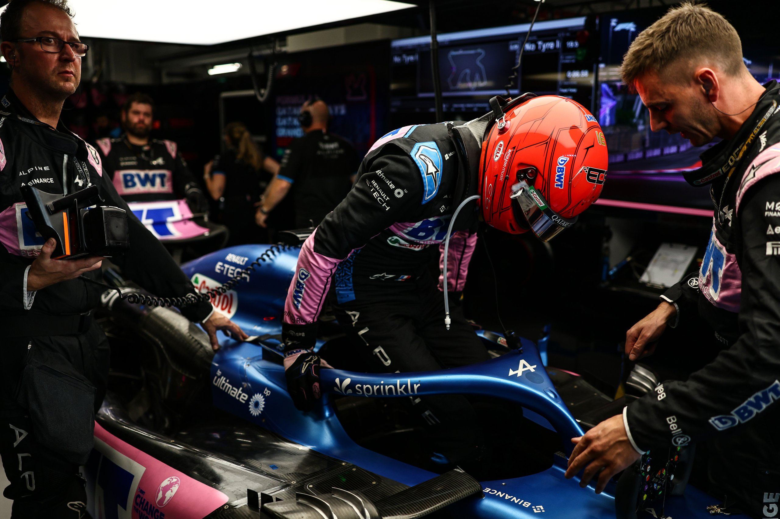 Alpine F1 Team A523 Esteban Ocon Pierre Gasly Grand Prix Qatar Airways 2023 Essais - 2