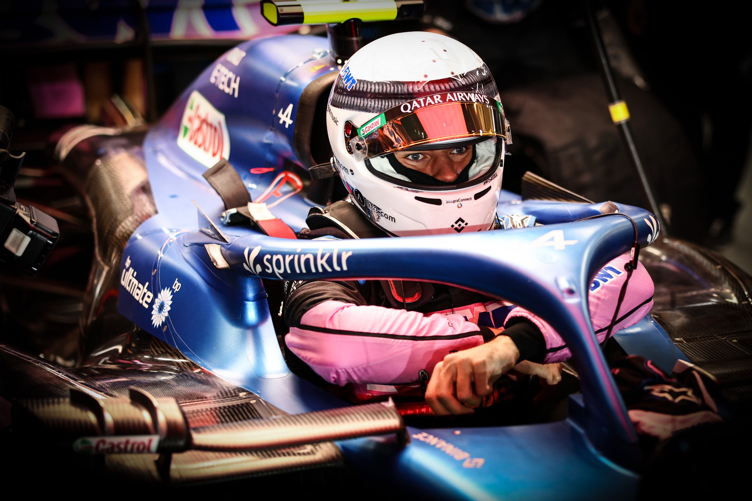Alpine F1 Team A523 Esteban Ocon Pierre Gasly Grand Prix Qatar Airways 2023 Essais - 2