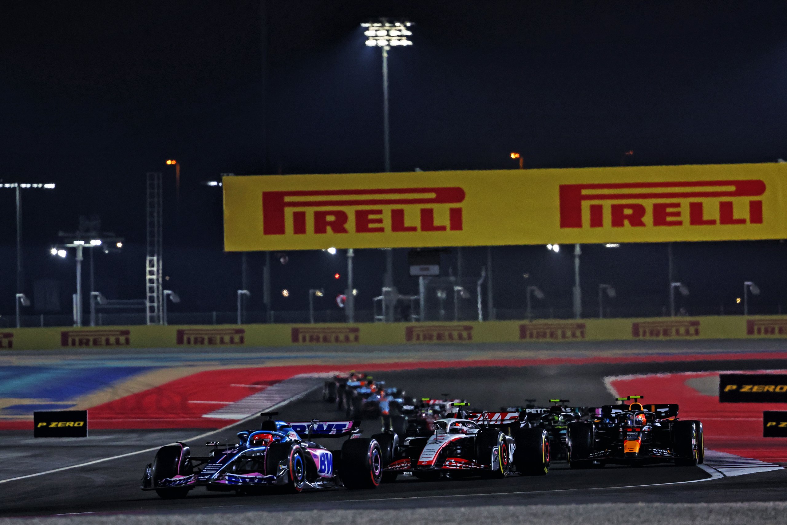 Alpine F1 Team A523 Esteban Ocon Pierre Gasly Grand Prix Qatar Airways 2023 Essais - 2