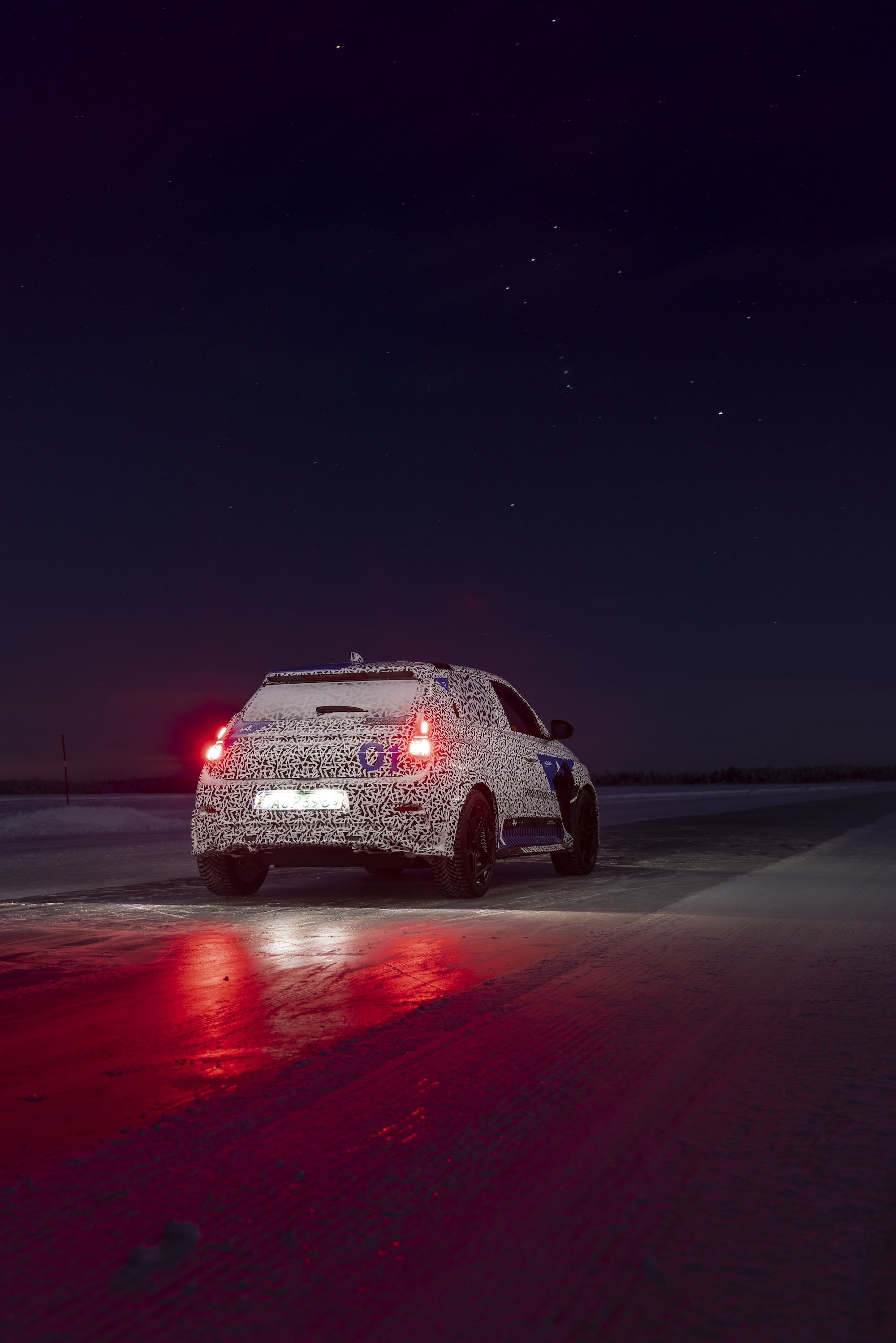 Alpine A290 Essais Grand Froid Suède 2024 Officiel