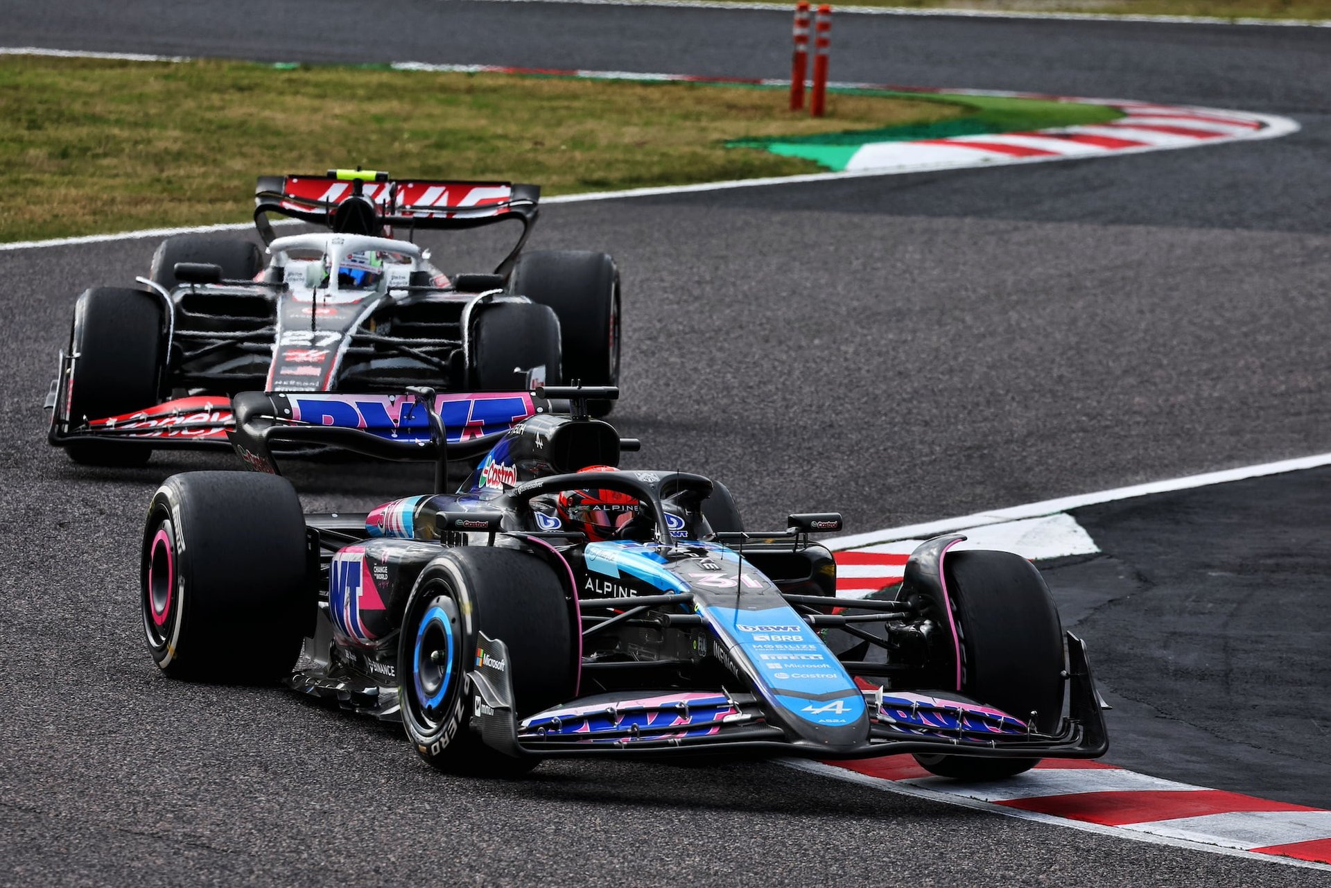 Alpine F1 Team A524 Esteban Ocon Pierre Gasly Grand Prix Japon Course 2024 - 15
