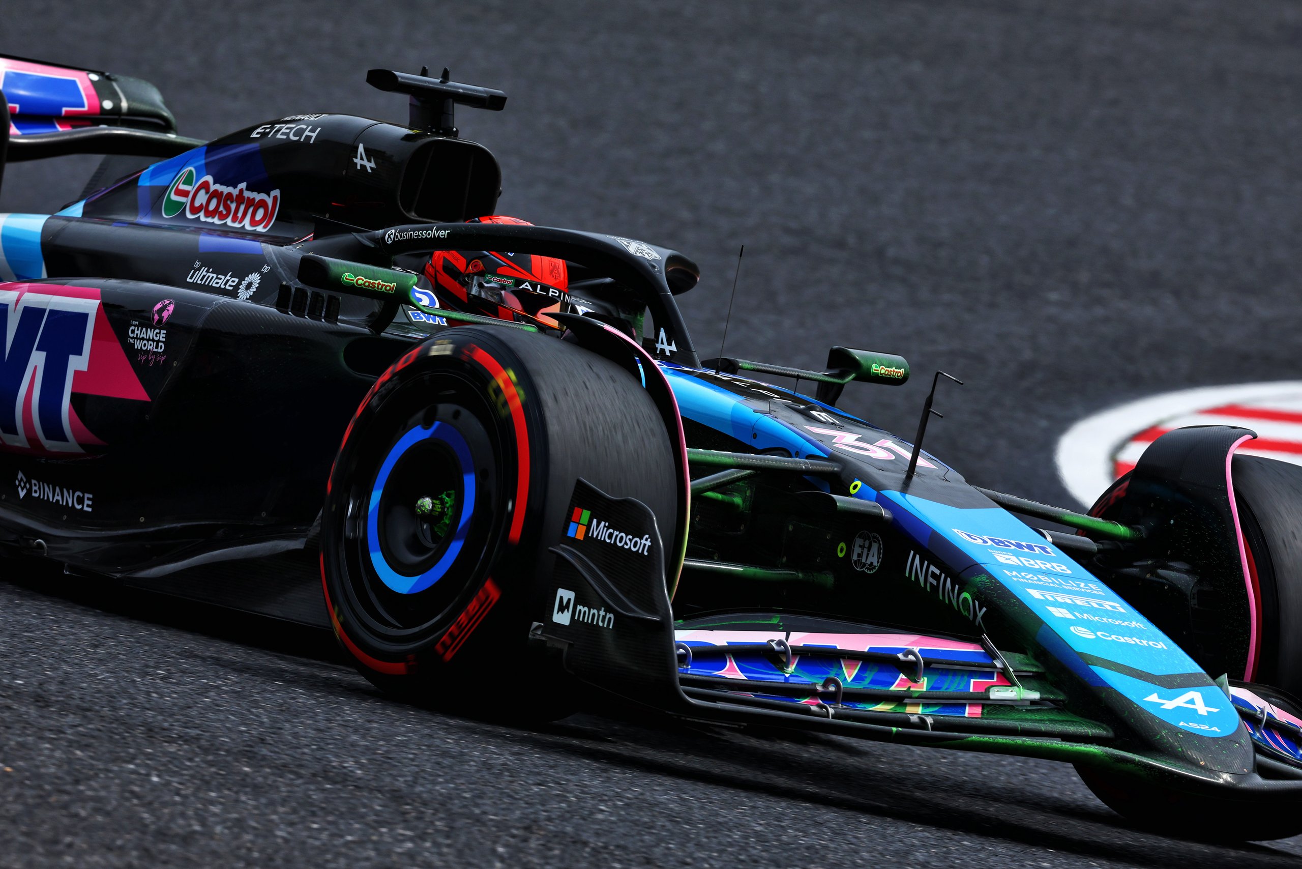 Alpine F1 Team A524 Esteban Ocon Pierre Gasly Grand Prix Japon Essais 2024