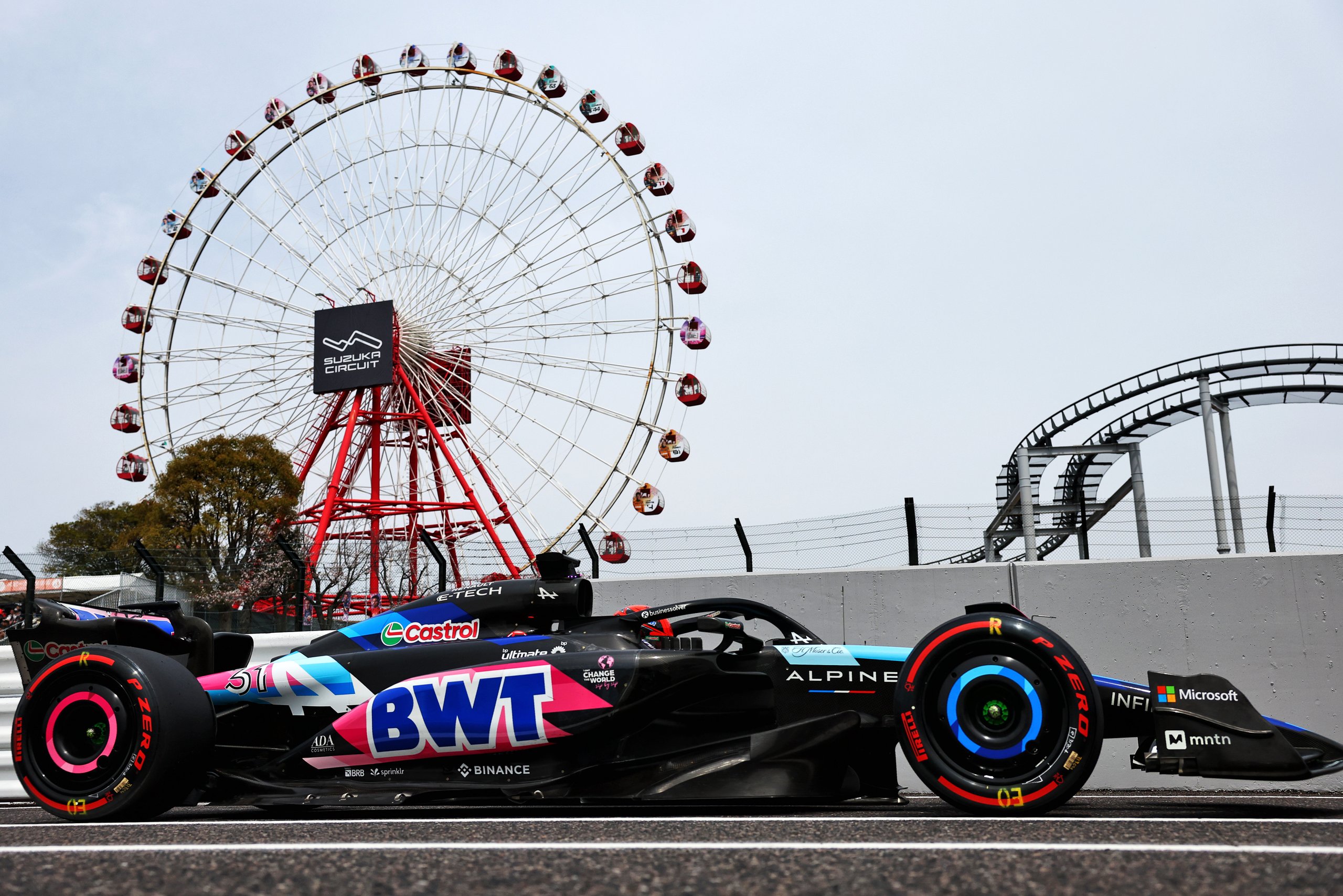 Alpine F1 Team A524 Esteban Ocon Pierre Gasly Grand Prix Japon Essais 2024