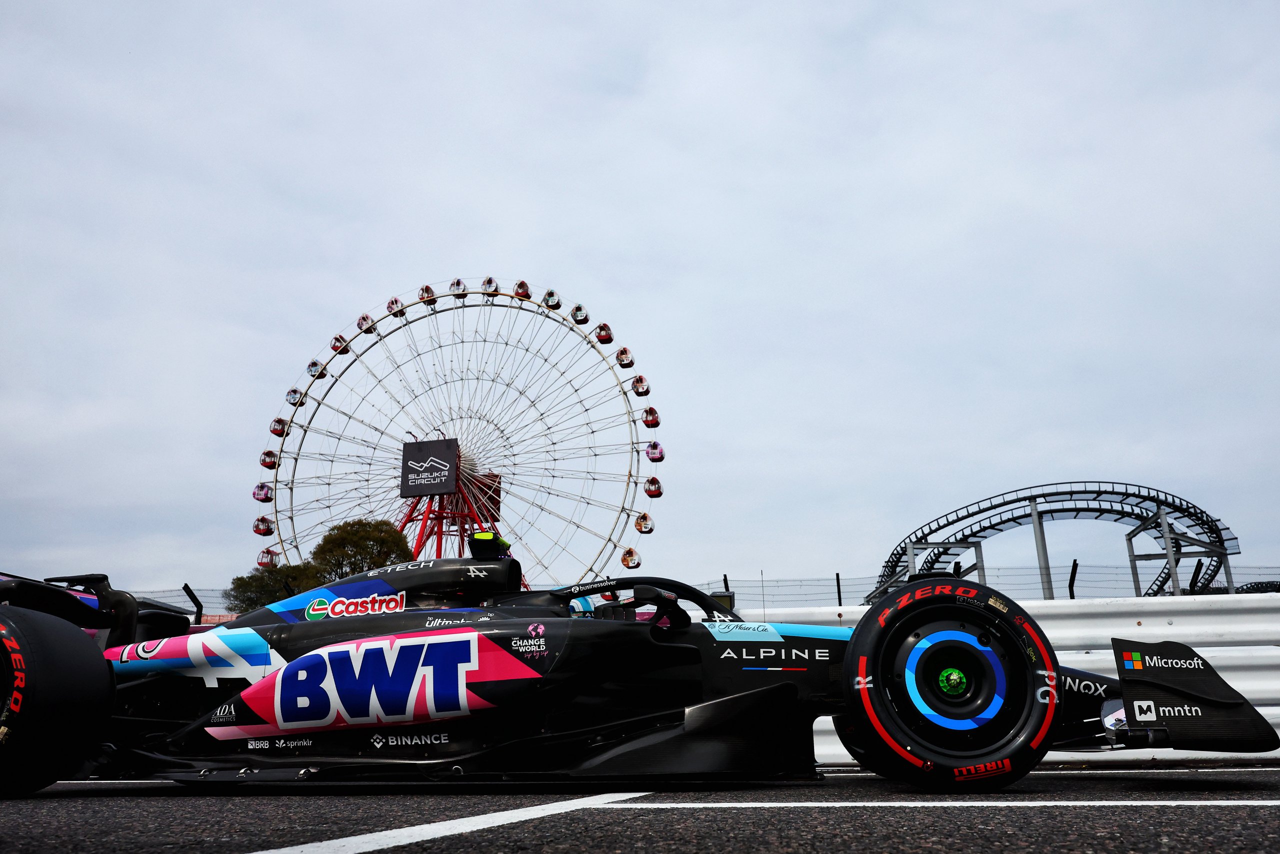 Alpine F1 Team A524 Esteban Ocon Pierre Gasly Grand Prix Japon Essais 2024
