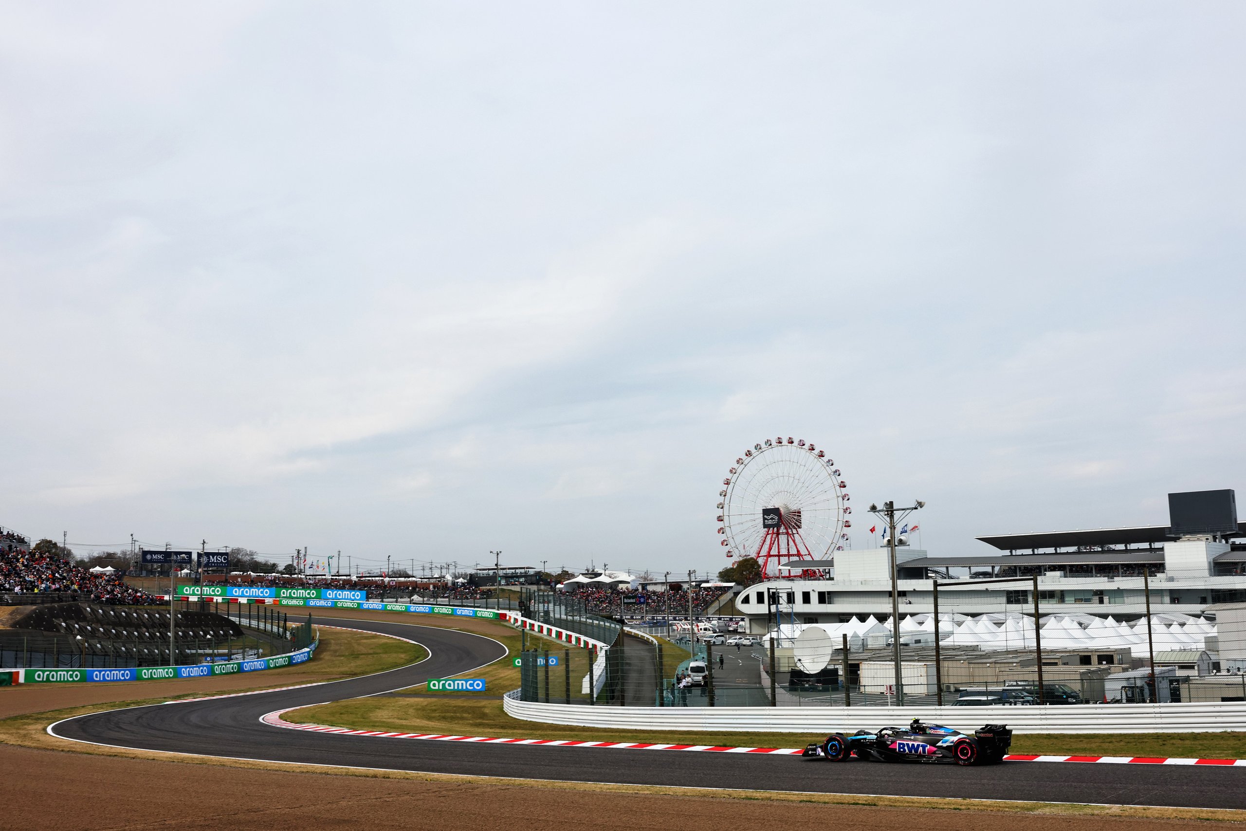 Alpine F1 Team A524 Esteban Ocon Pierre Gasly Grand Prix Japon Essais 2024